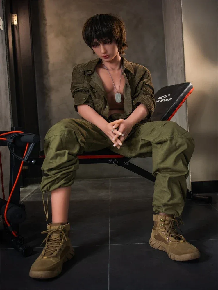 F1671-160cm(5ft3)-34kg Customizable TPE Femboy Sex Doll - Aibei Doll view 7