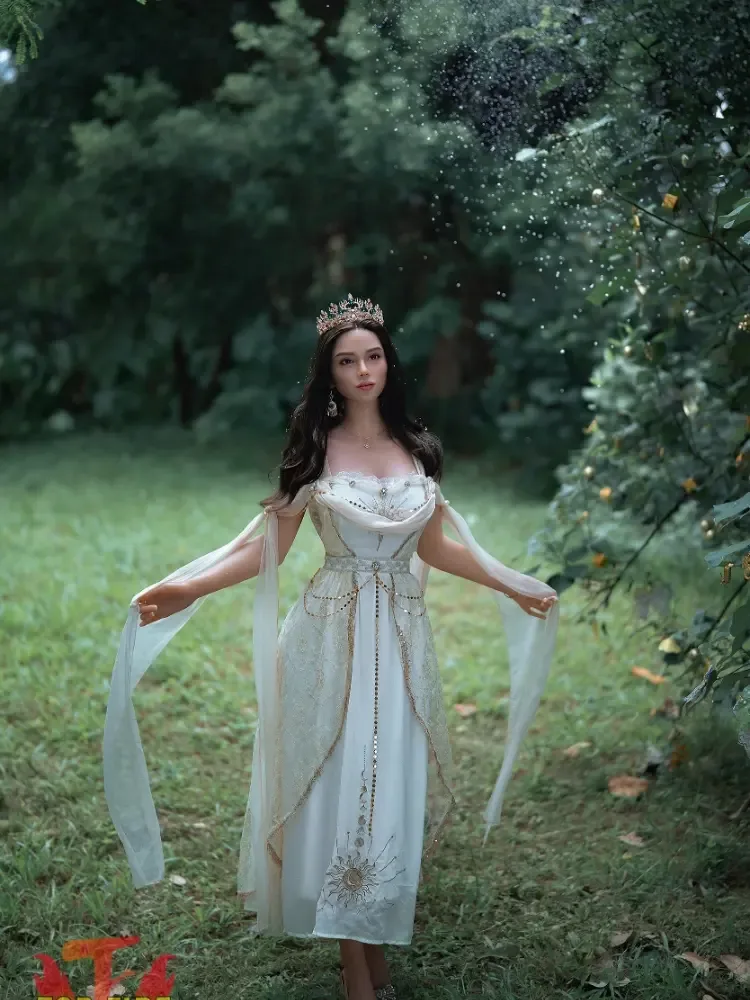 F8579-165cm-30kg C Cup ROS Silicone Full Sex Doll Queen Ivory | Top Fire Doll view 2