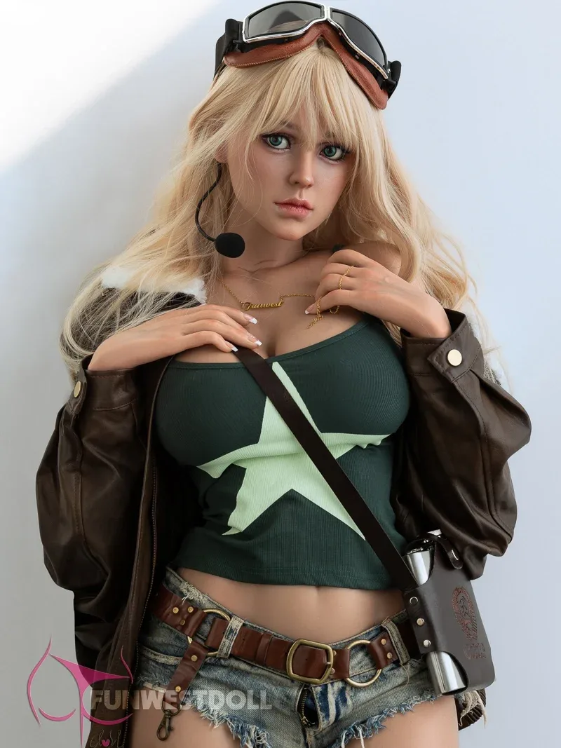 F3909-157cm(5.2ft)-39kg G Cup European Silicone Doll Natural Skin|Fun West Doll view 4