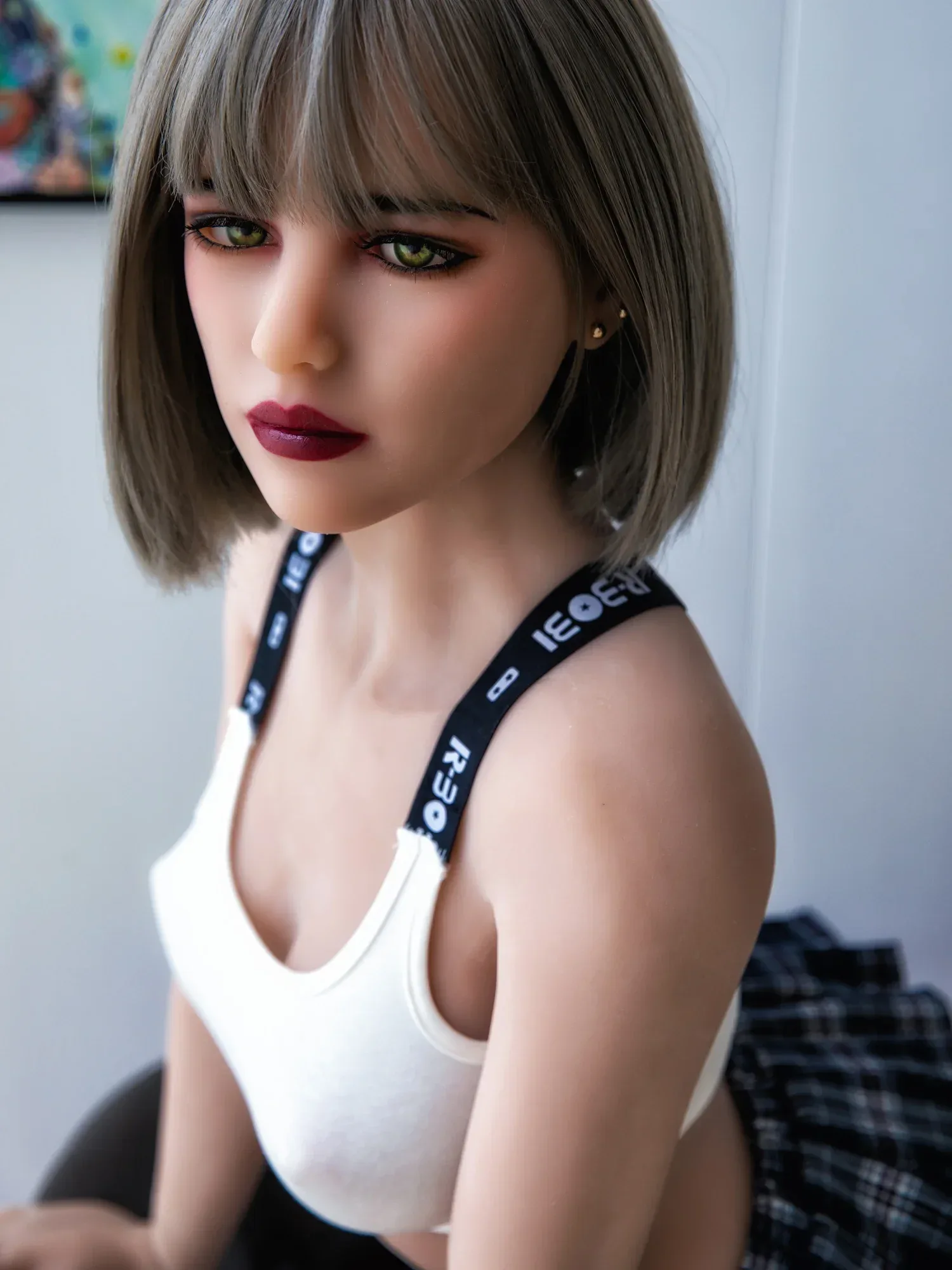 F3822-158cm\/5ft2 B Cup Melancholy Eyes TPE Sex Doll | HR Doll