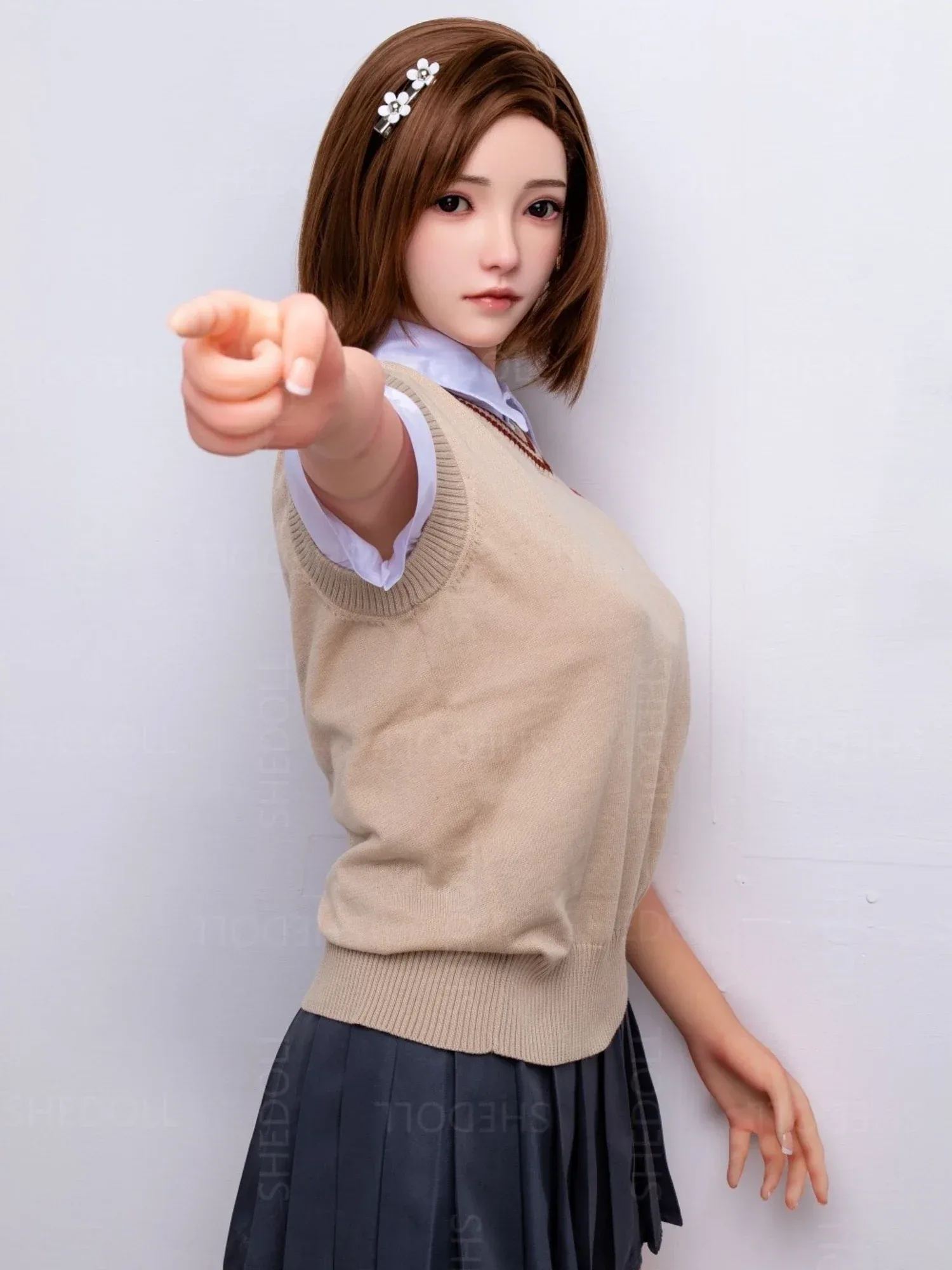 F5887—158cm\/5ft2-38kg C Cup Asian Silicone Head TPE Body Sex Doll | SHEDOLL view 4