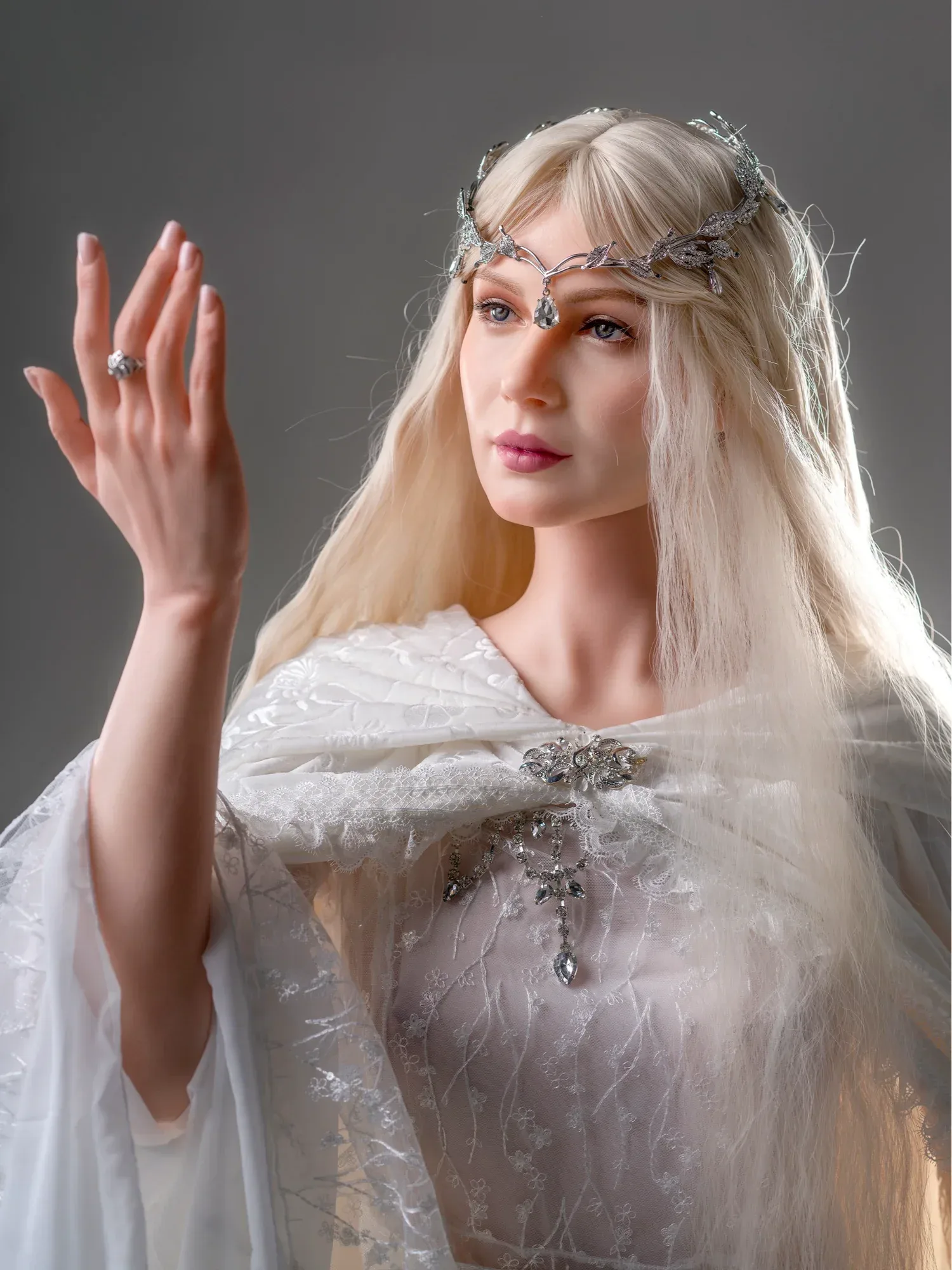 F5661—175cm\/5ft7 E Cup Movable Jaws Silicone Celebrity Sex Doll (Inspiration) | Zelex Doll