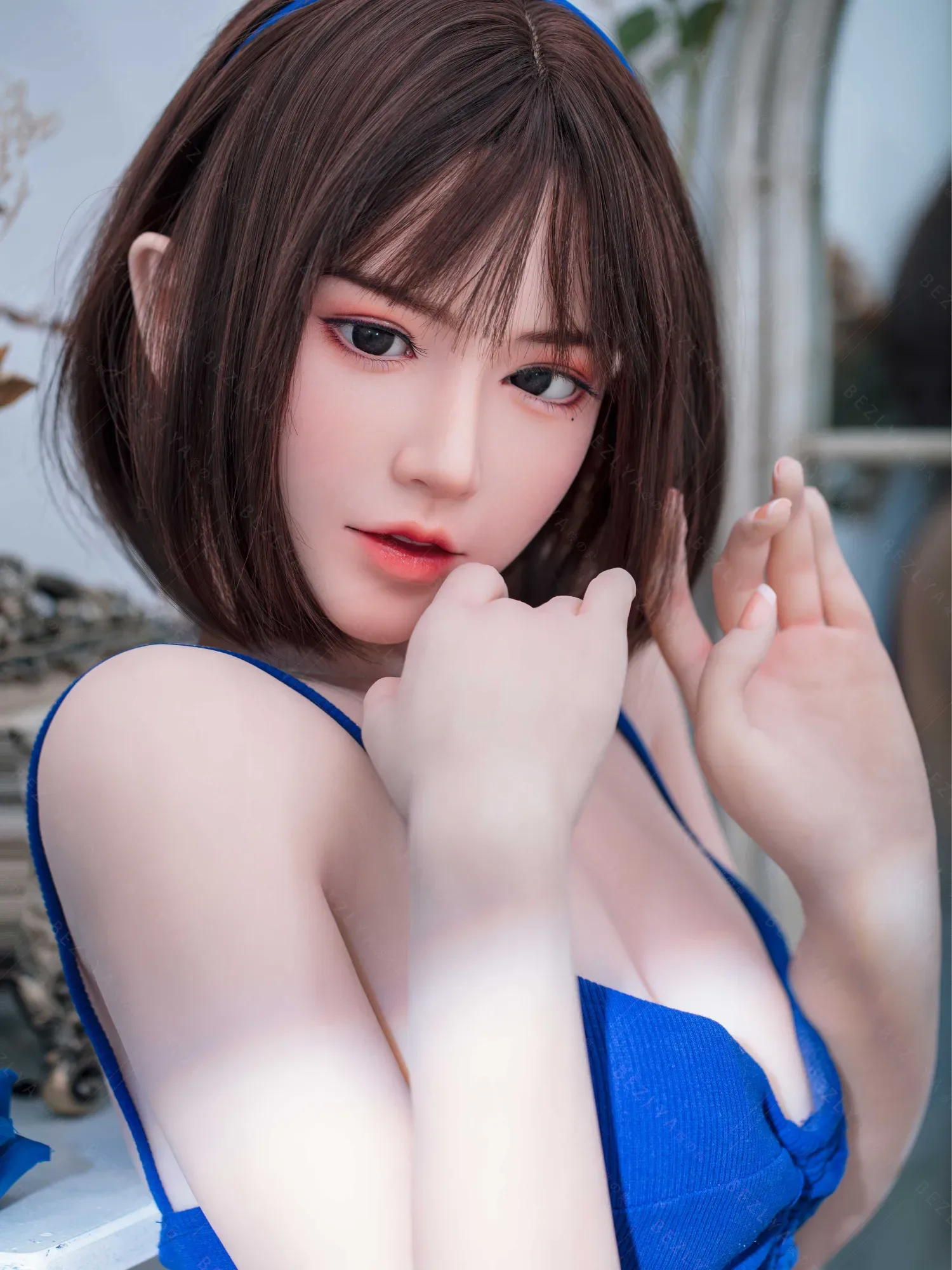 F4773-155Rcm(5.1ft)-37kg 2.0 A Cup Robot Silicone Head Adult Asian Chinese Sex Doll|Bezlya Doll view 3