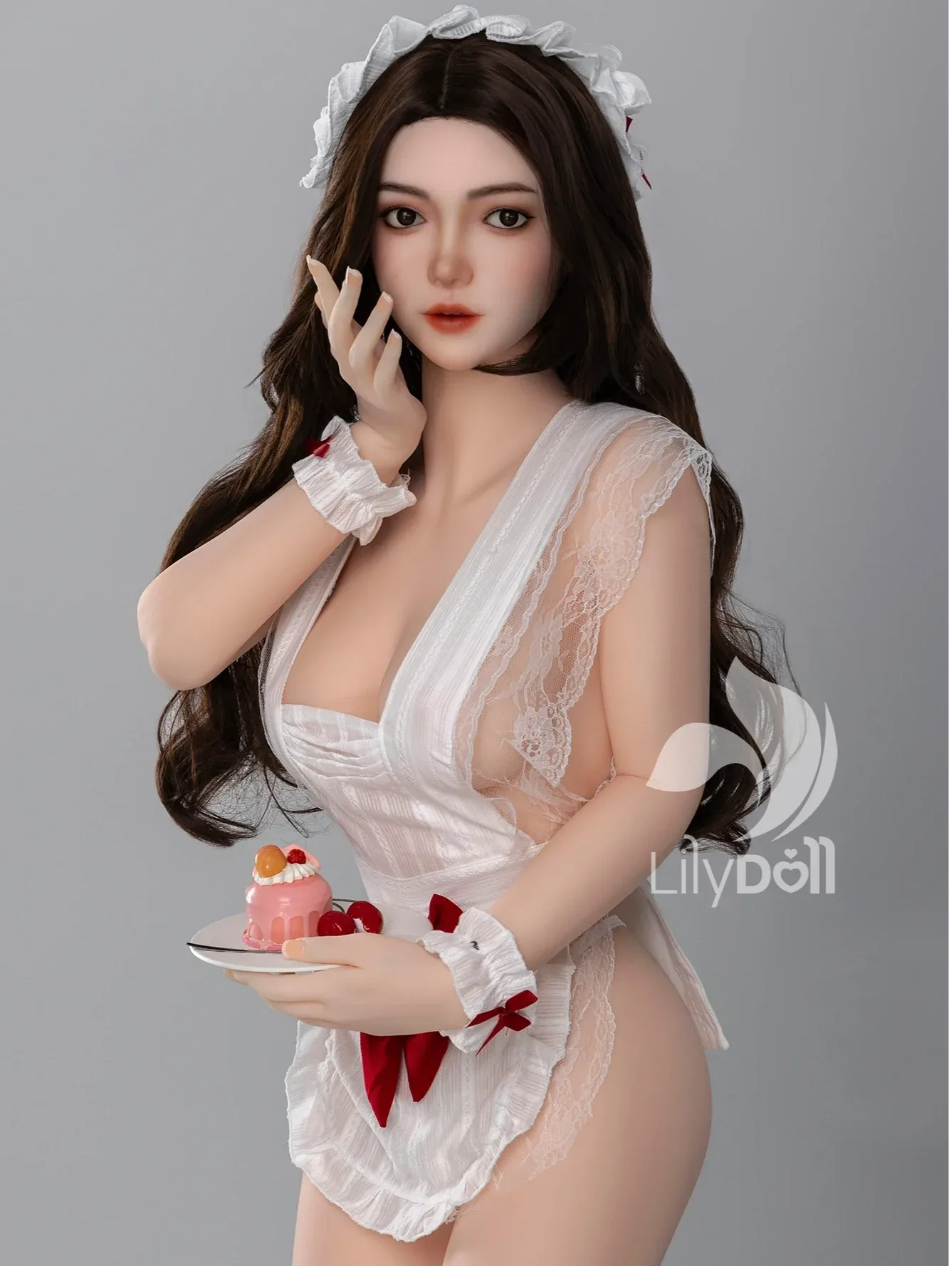 F7550—158cm\/5ft2-34kg D Cup TPE Body + Silicone Head Asian Dessert Maid Sex Doll | LilyDoll view 3