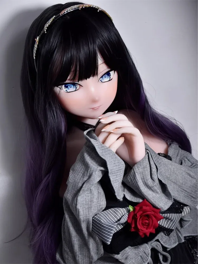 F7653-150cm\/5ft-27.5kg Anime Hentai Silicone Head Life Sized Sex dolls | Elsa Babe