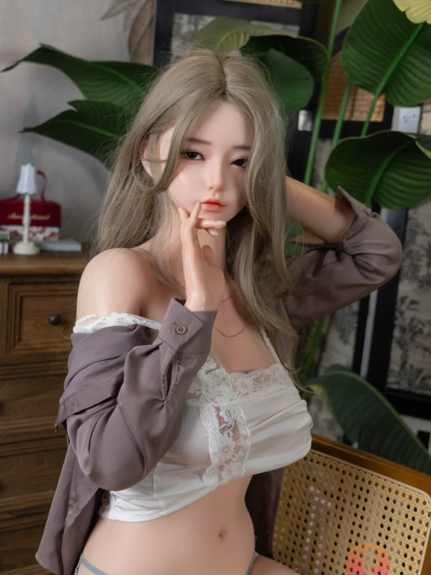 F6081—165cm\/5ft4-56kg E Cup Asian ROS Real Skin Texture Silicone Sex Doll | SHEDOLL view 12
