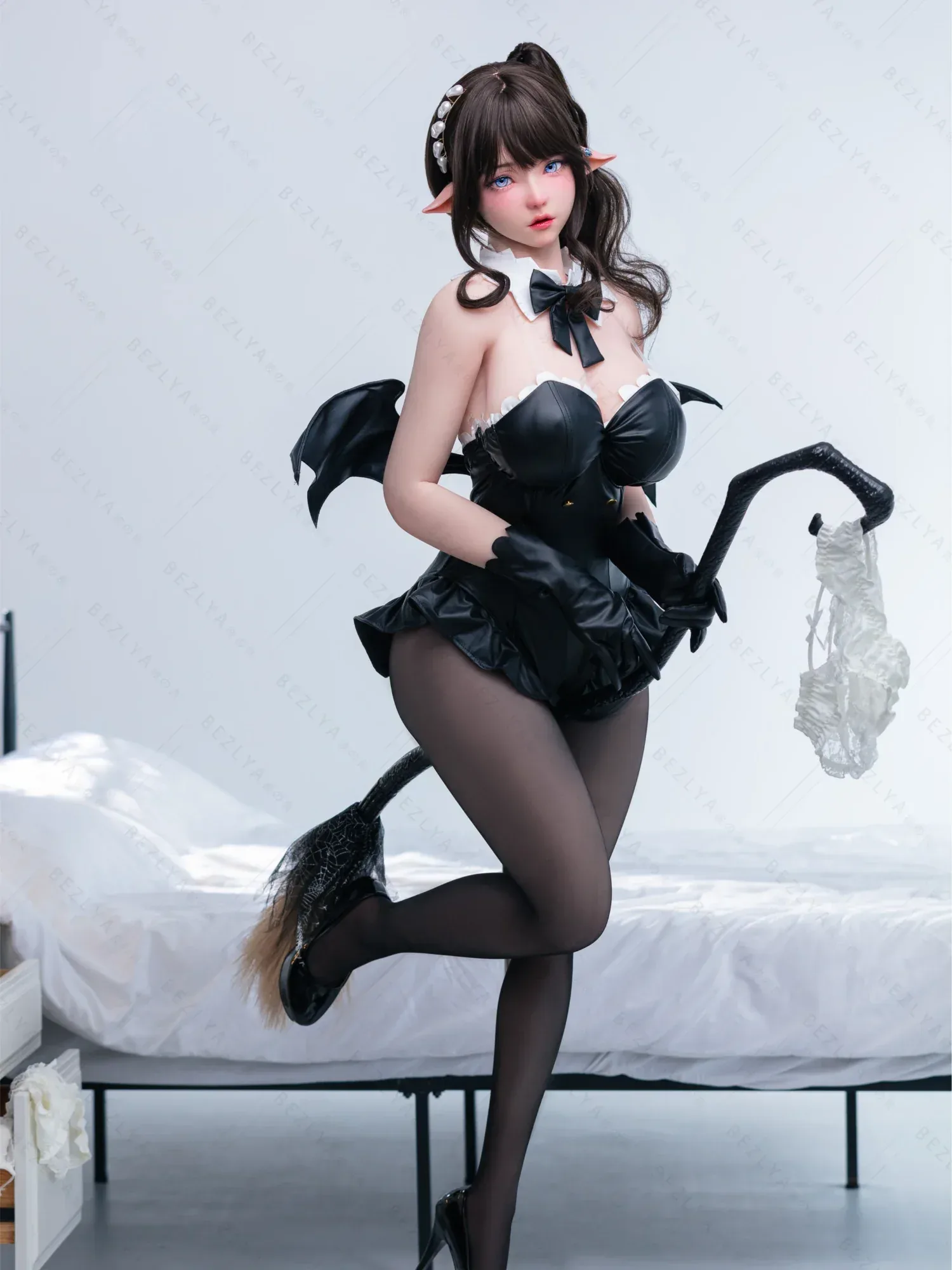 F9381-155Mcm(5.1ft)-40kg 2.0+ G Cup Mini Silicone Head Asian Chinese Fuck Dolls｜Aitia Doll view 5