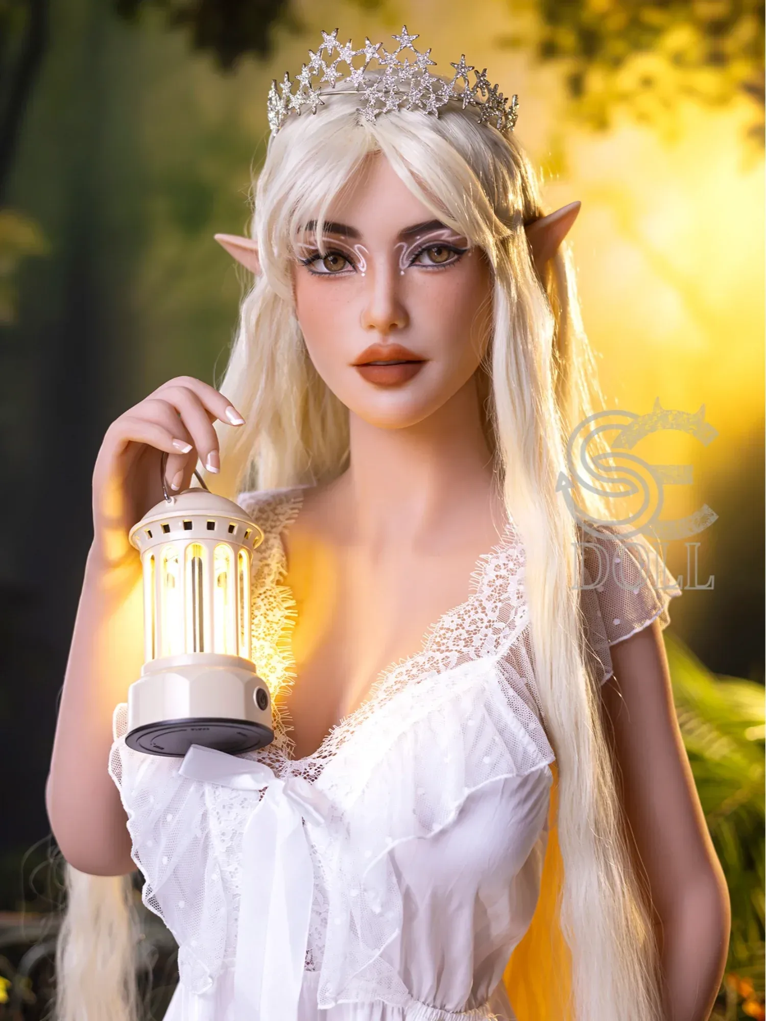 F4536- 161cm(5.3ft)-35kg Luis.E F Cup TPE Elf Hentai Blonde Sex Doll Alien｜SE Doll