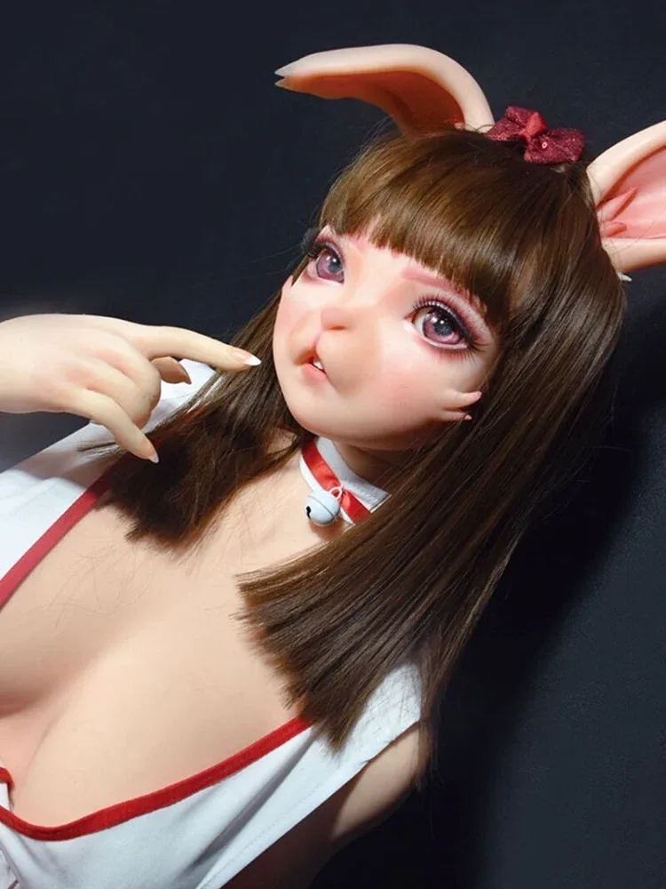 F1528-150cm\/5ft-27.5kg Full Silicone Cosplay-Inspired Furry Rabbit Sex Doll – Real Fur Touch \u0026 Lifelike Flexibility | Elsa Babe view 8