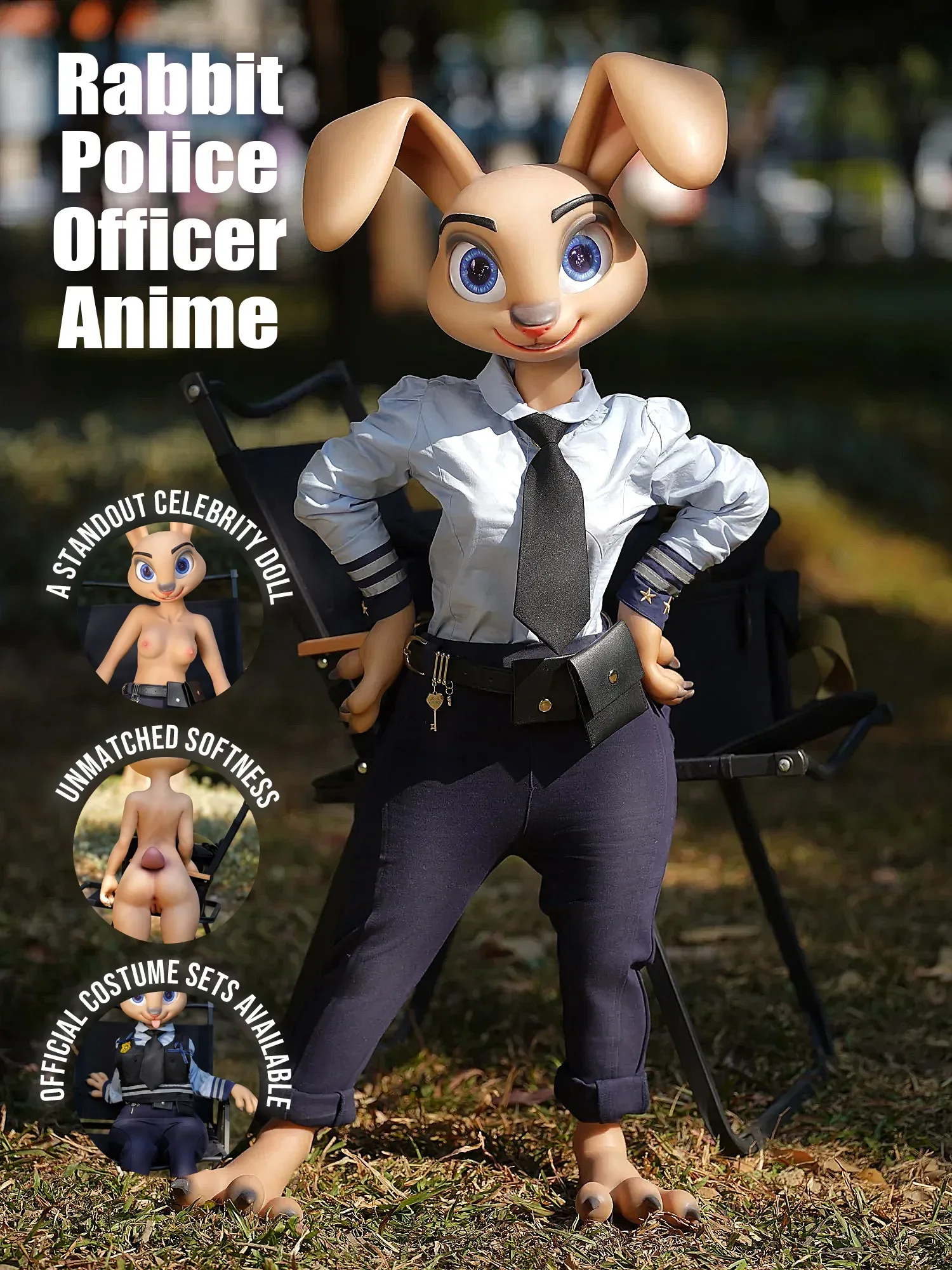 F9114-21kg C Cup ROS Rabbit Police Officer Anime Best Animal Furries Hentai Sex Doll｜Doll Castle