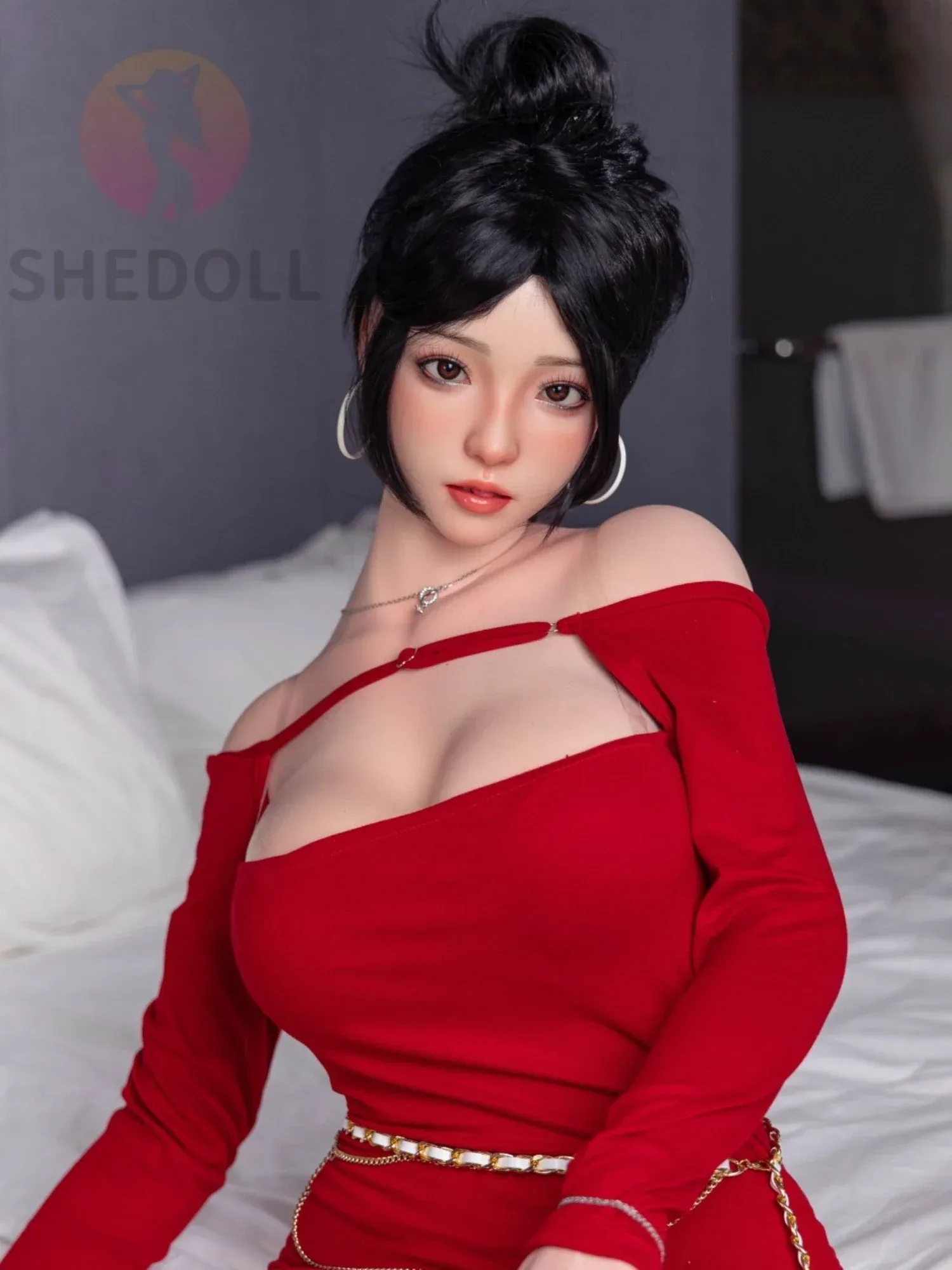 F6037—165cm\/5ft4-56kg E Cup Asian ROS Silicone Sex Doll | SHEDOLL view 7