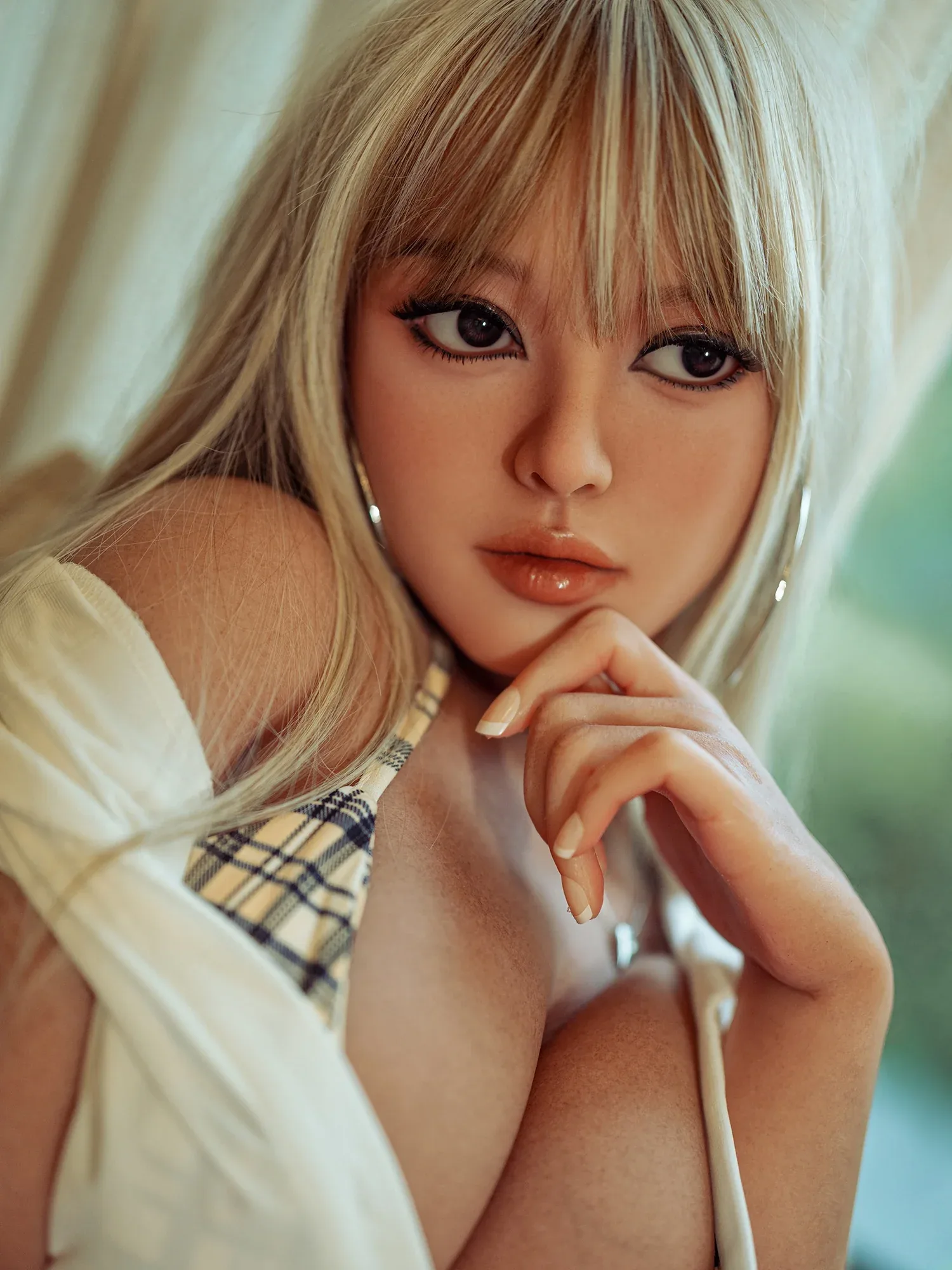 F7629-164cm(5.4ft) 36kg D Cup Silicone Body+Silicone Head Sex Doll丨SY Doll view 7