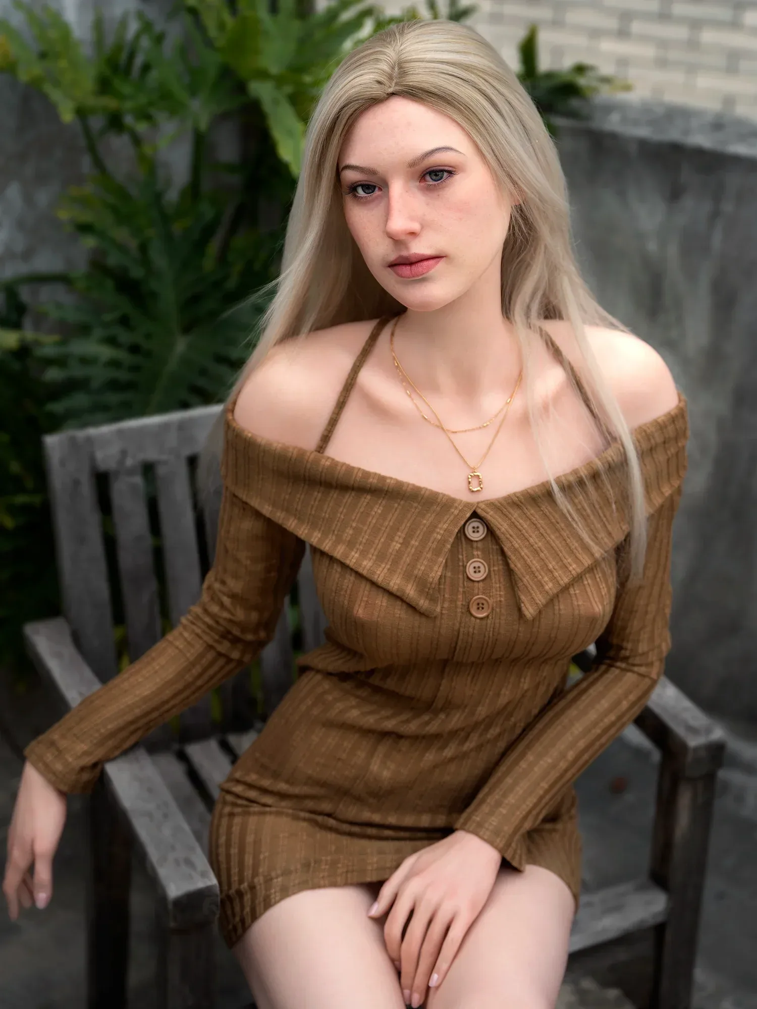 F5659—175cm\/5ft7 E Cup Movable Jaws Silicone Sex Naked Doll (Inspiration) | Zelex Doll view 8