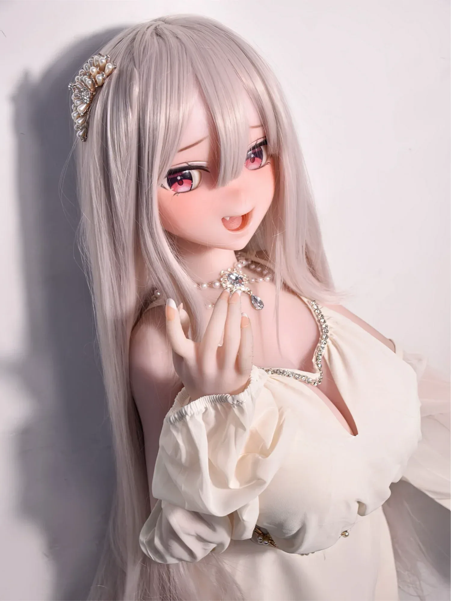 F9305-150cm\/5ft-27.5kg Silicone Head Anime naked sex doll | Elsa Babe