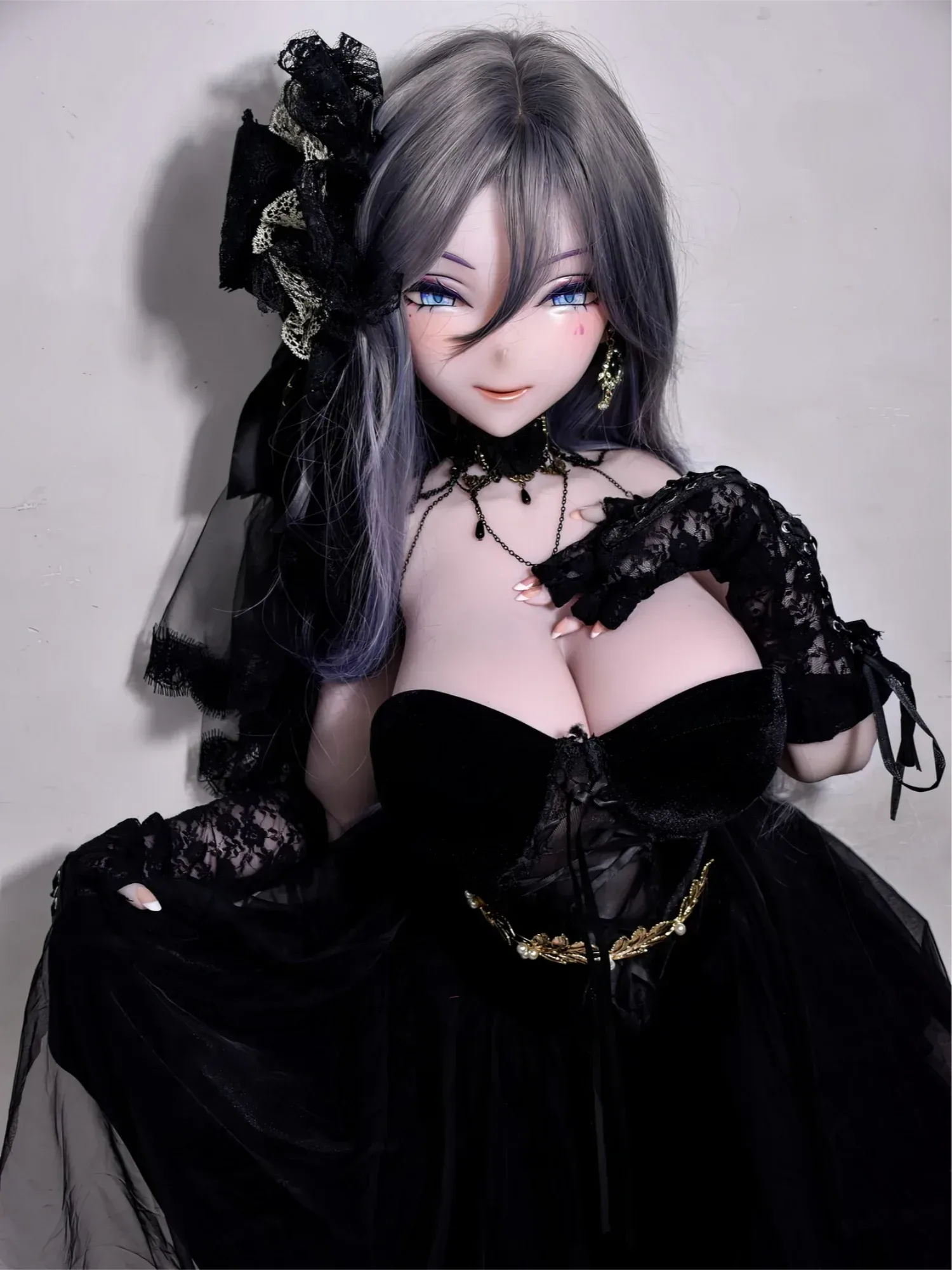 F9384-150cm\/5ft-27.5kg Anime Silicone Head Life Size Dolls | Elsa Babe view 2
