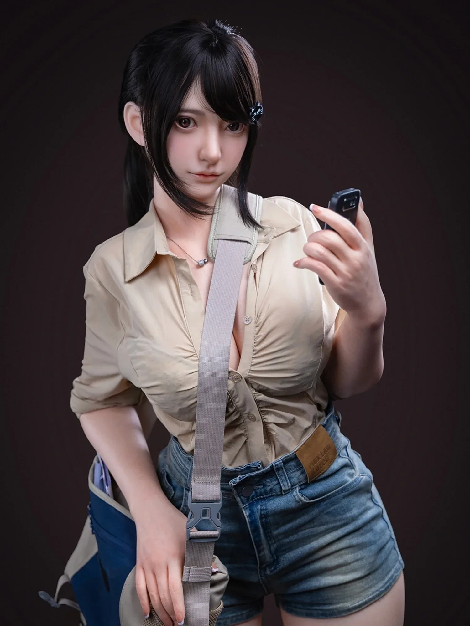 F6157—164cm\/5ft4-30kg G Cup Silicone Asian Sex Doll | Firefly Diary view 7
