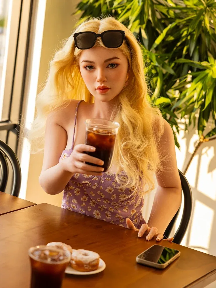 F5168k-169cm\/5ft5 Full Silicone Sex Doll Iris C Cup Stunning Blonde Beauty with Curvy Hips【IN Stock US】|Starpery Doll view 3