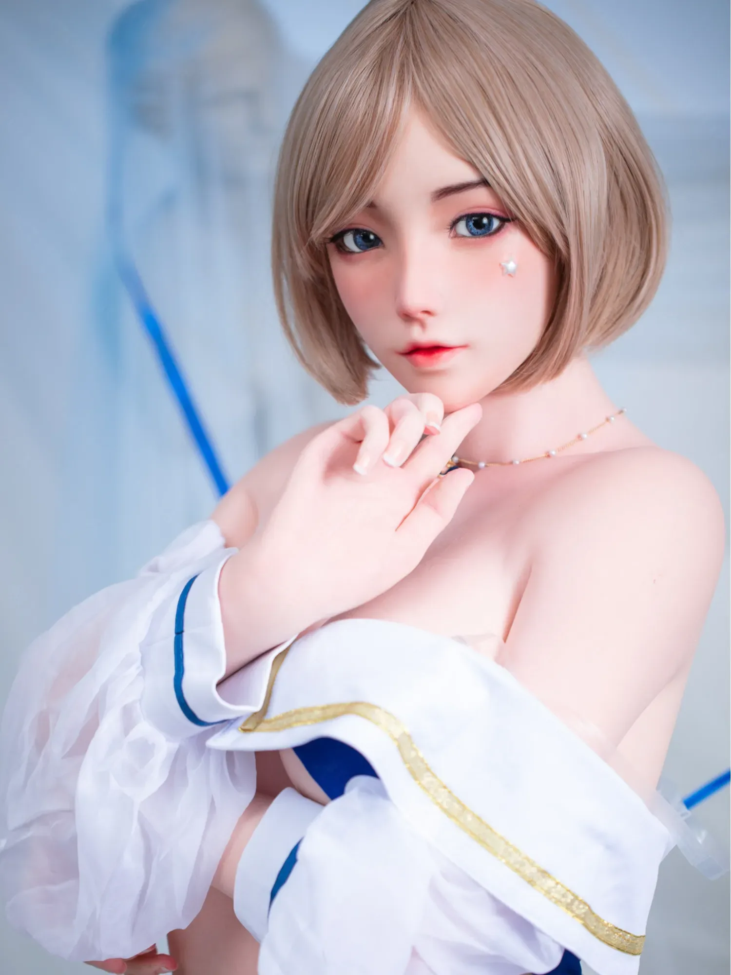 F4763-160cm(5.3ft)-34kg 2.1 B Cup Mini Asian Real Silicone Chinese Sex Doll|Bezlya Doll view 9