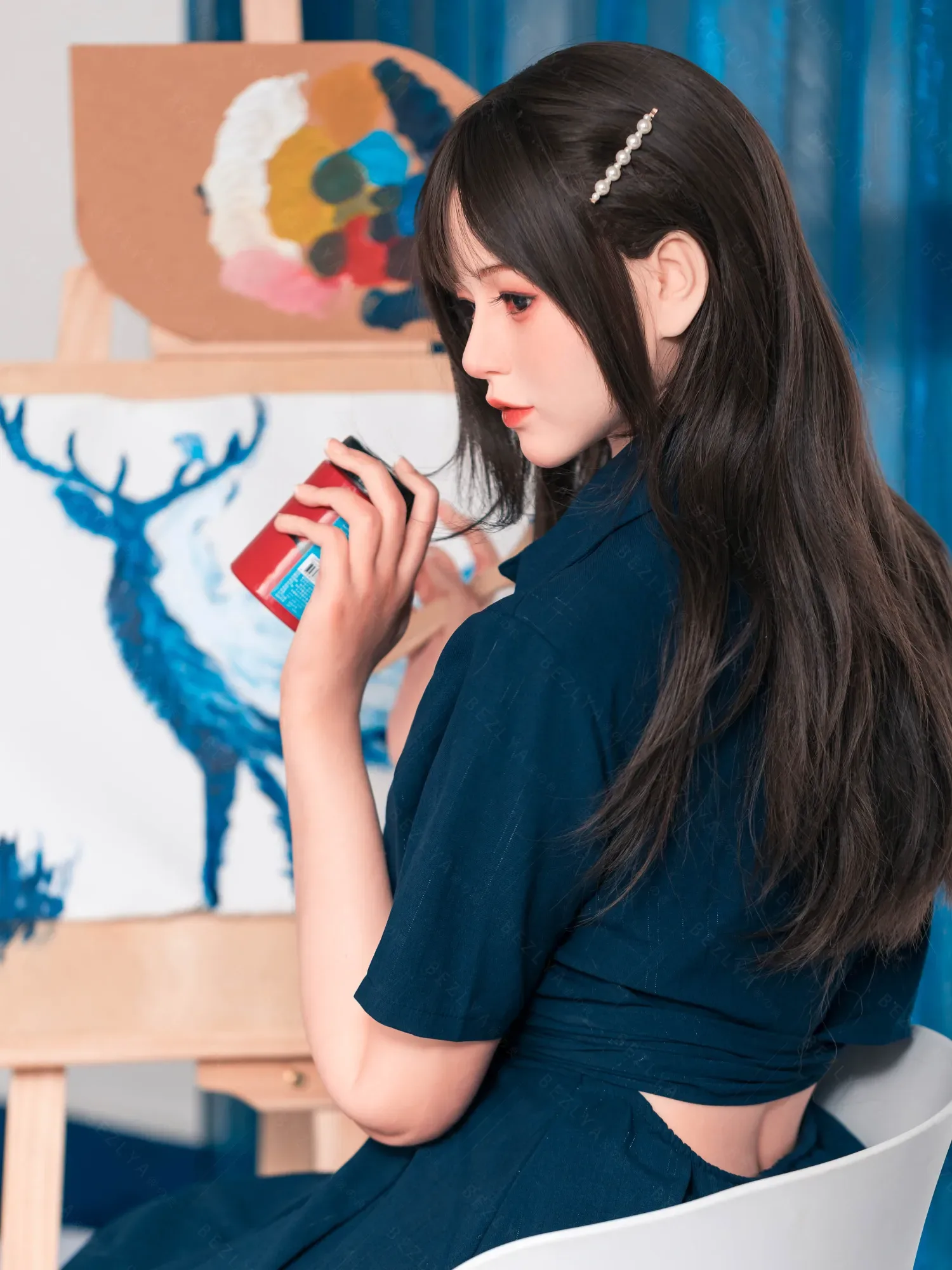 F4772-162cm(5.4ft)-39.5kg 2.2u B Cup Asian Real Silicone Chinese Sex Doll|AITIA Doll view 9