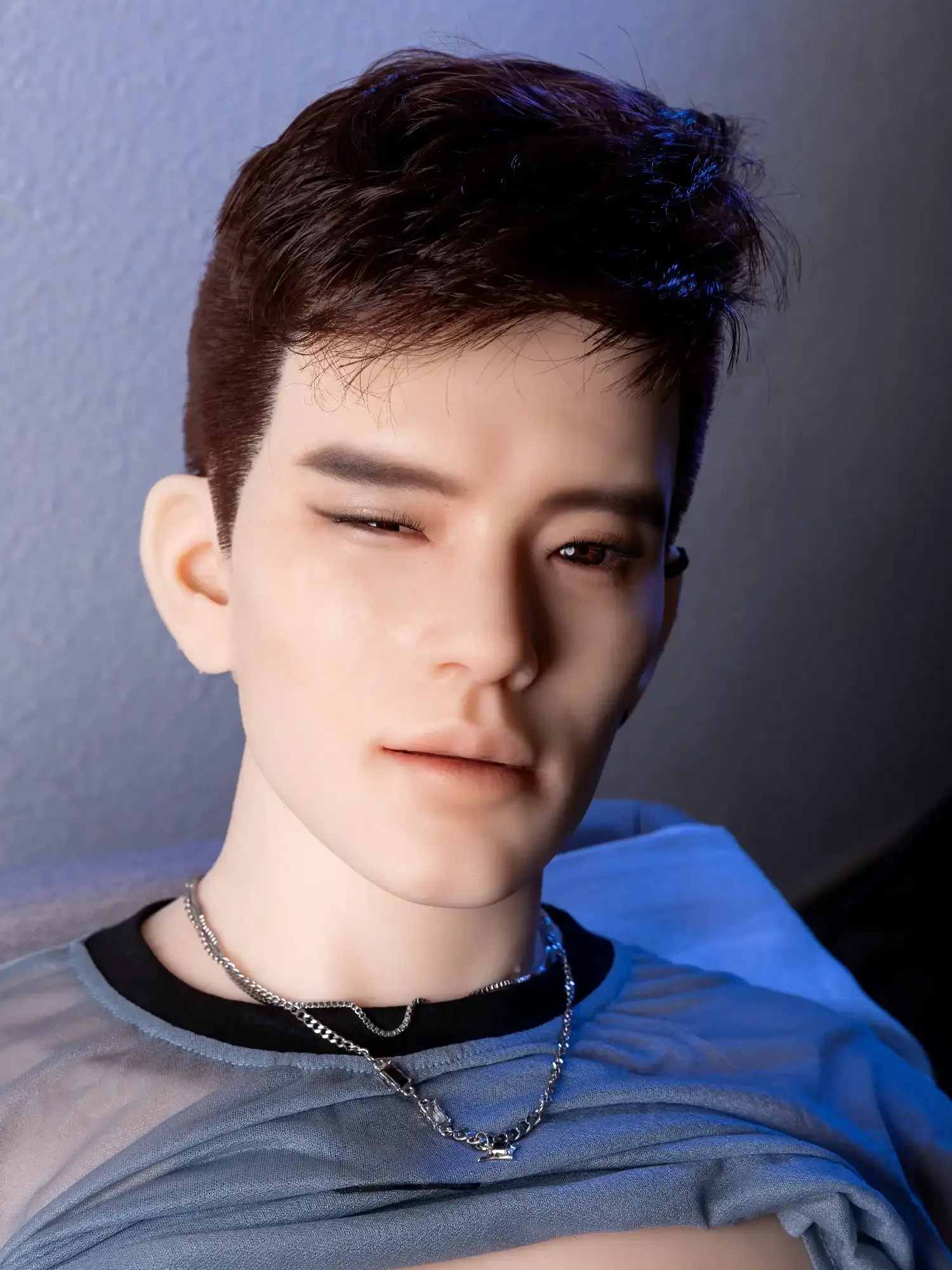 F4613-177cm\/5ft10 55kg Silicone Sex Doll Femboy Asian Male - Qita Doll view 10