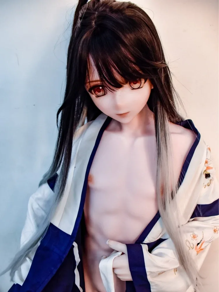 F5457-153cm\/5ft-28kg Silicone Ancient Style Femboy Sex Dolls-Perfect Blend of Ethereal Long Hair  | Elsa Babe view 7