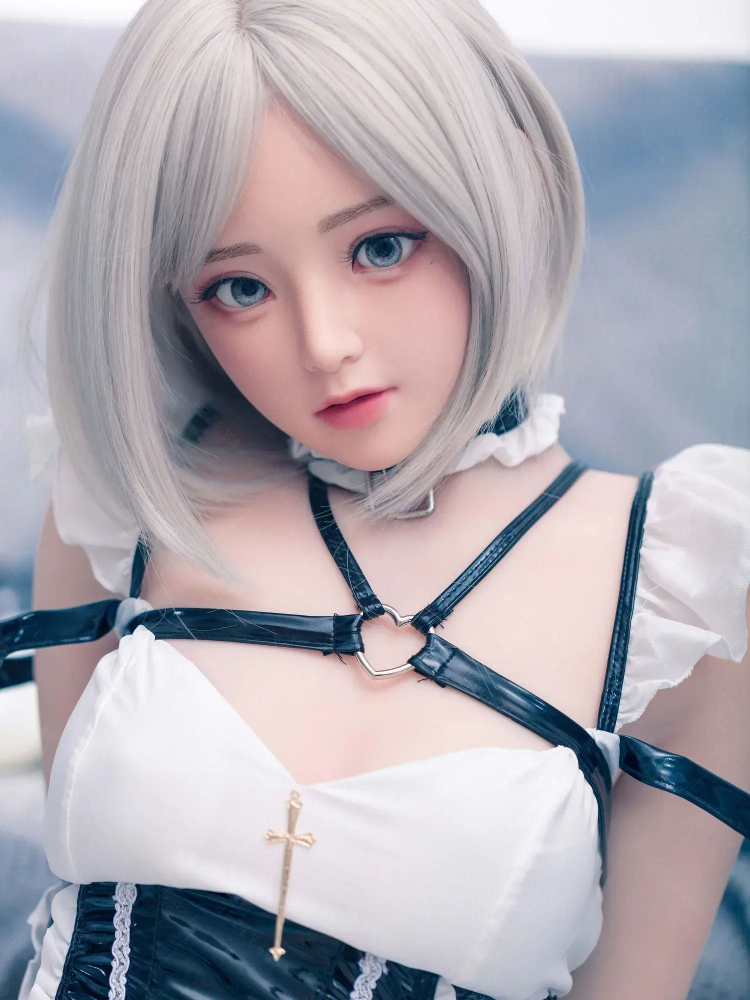 F4768-155Rcm(5.1ft)-37kg 2.0 A Cup Robot Silicone Head Adult Asian Chinese Sex Doll|Bezlya Doll view 3