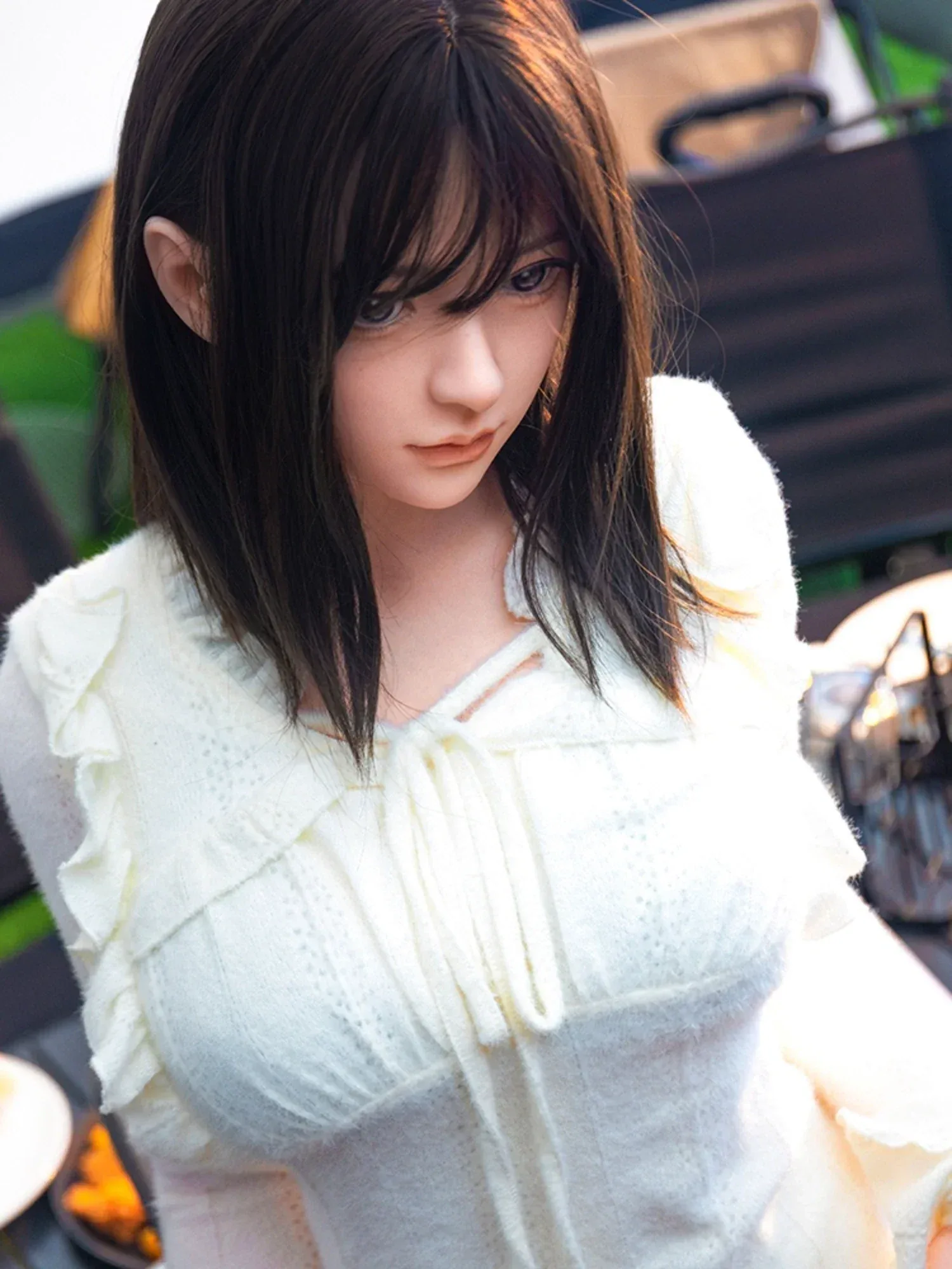 F5764—159cm\/5ft2-35.5kg E Cup Silicone Asian  Sex Doll  | Firefly Diary view 8