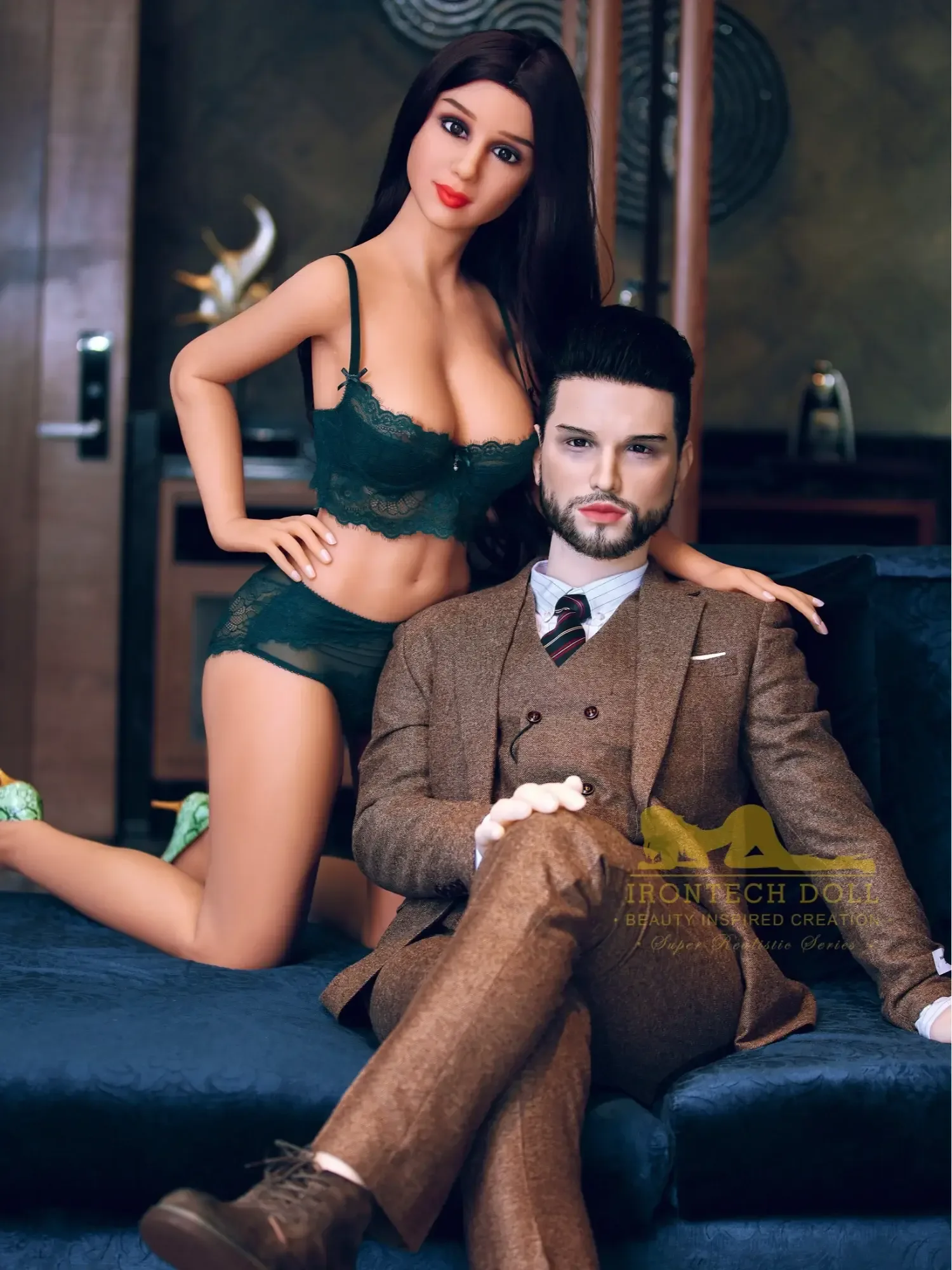 F4571-162cm(5ft3)-49kg Kevin TPE Body Femboy  toy masturbator Male Sex Doll For Sale Custom-Irontech Doll view 4
