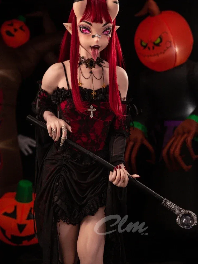 F2169-157cm(5.15ft)-35kg C Cup Meru Fantasy Tiny Alien Silicone Hentai Furry Sex Doll丨Climax Doll Ultra view 6
