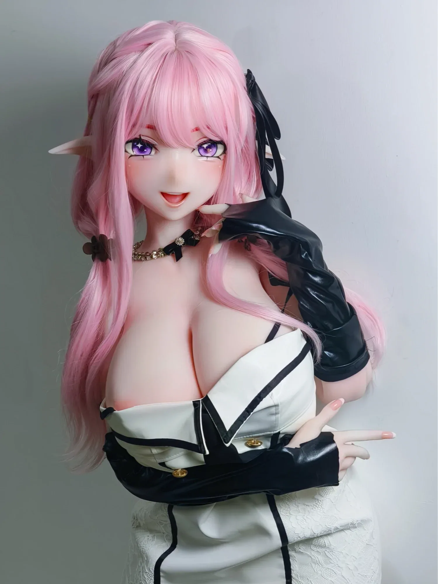 F9366-163cm\/5ft4-39kg Silicone Realistic Petite Anime Sex Doll | Elsa Babe