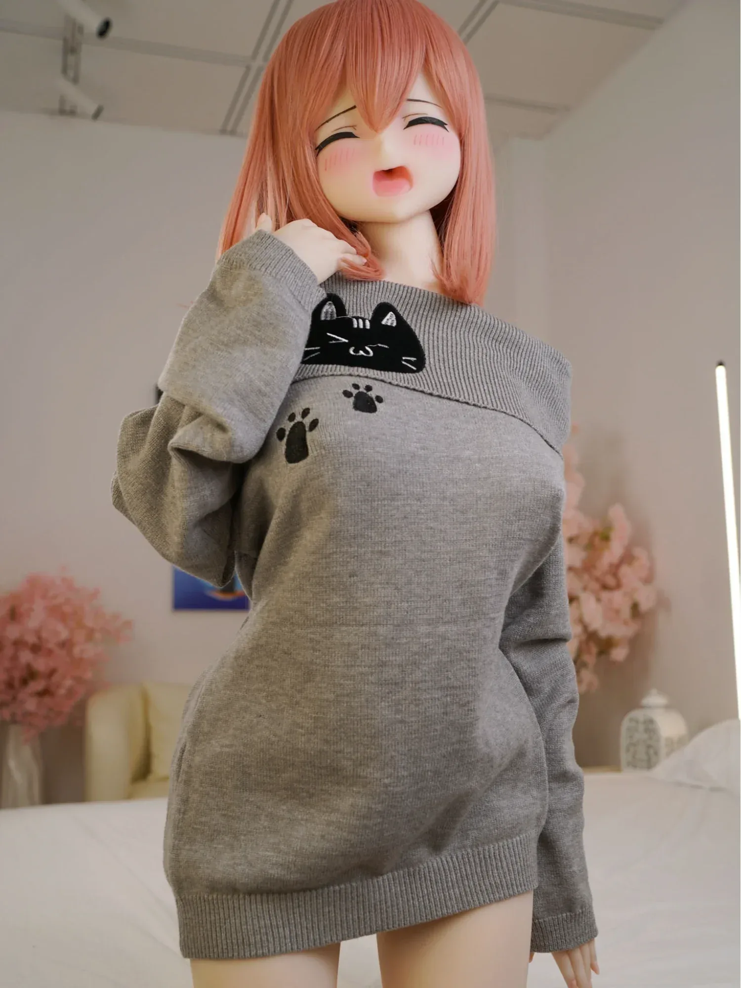 F5909-152cm(4ft12)-32kg Hina C Cup S-TPE Gel filled Breasts Anime Hentai Sex Doll | IROKEBIJIN Doll view 7