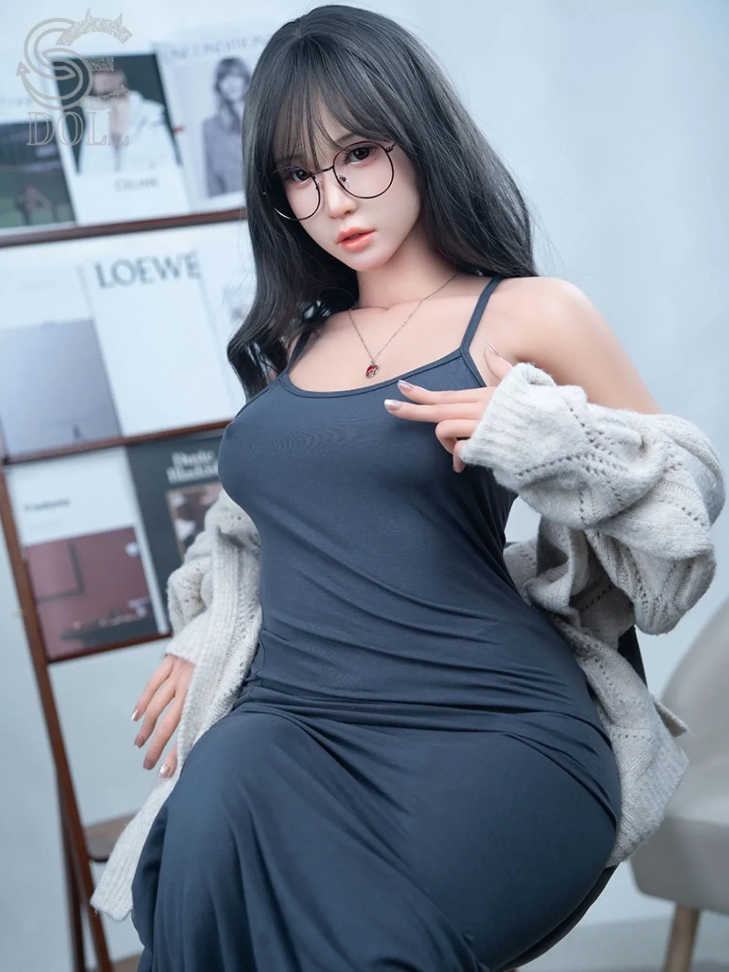 F6334-T153cm(5ft)-27kg A Cup Realistic Skin Silicone Asian Sex Doll Small Breasts｜SE Doll