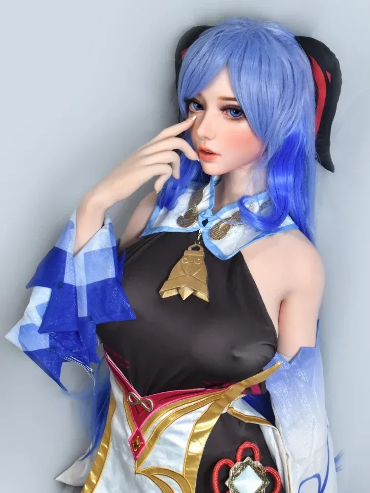 F1538-165cm(5ft4) Fantasy Full Silicone Sexy Anime Sex Dolls |Elsa Babe view 11