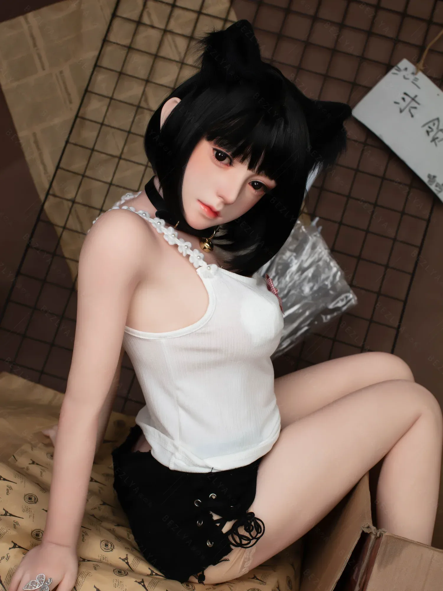F4705-160cm(5.3ft)-34kg 2.0 B Cup Asian Robot Chinese Silicone Head Sex Doll|Bezlya Doll view 8