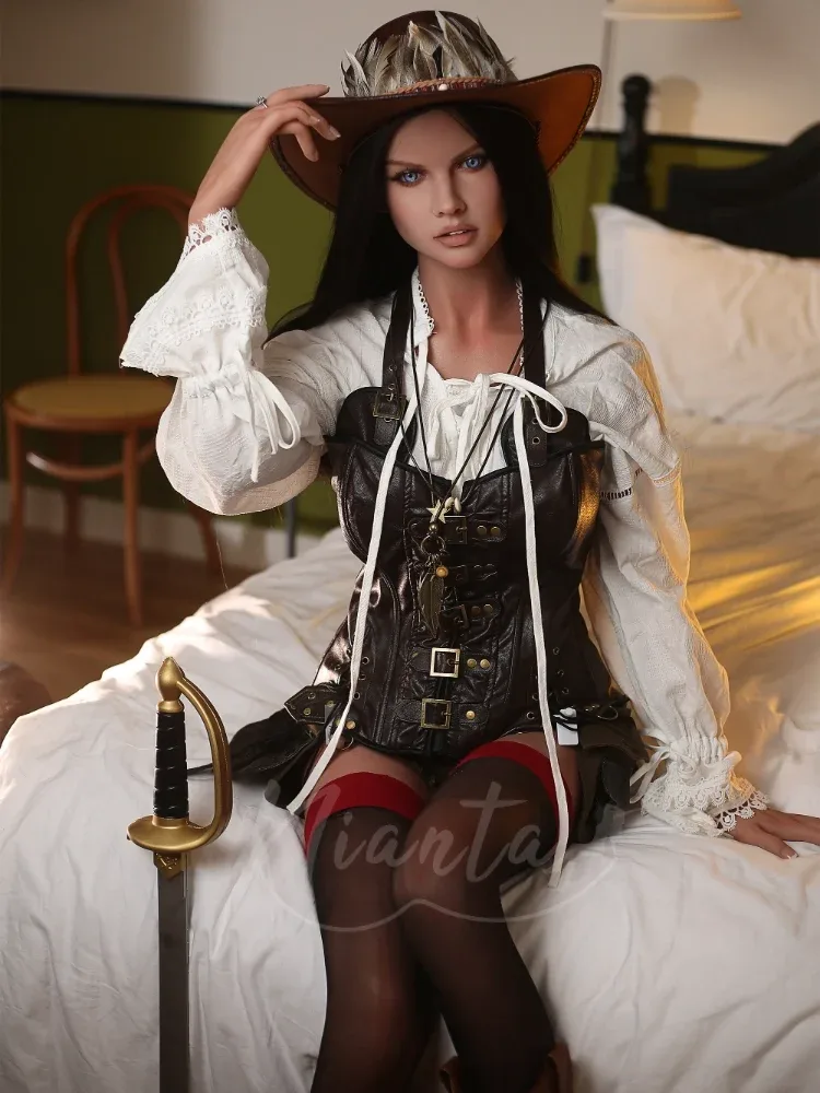 F2507-158cm(5.2ft)\/35kg H Cup Captain Ravenna ROS Silicone Sex Doll【In Stock USA 】｜Nianta Doll