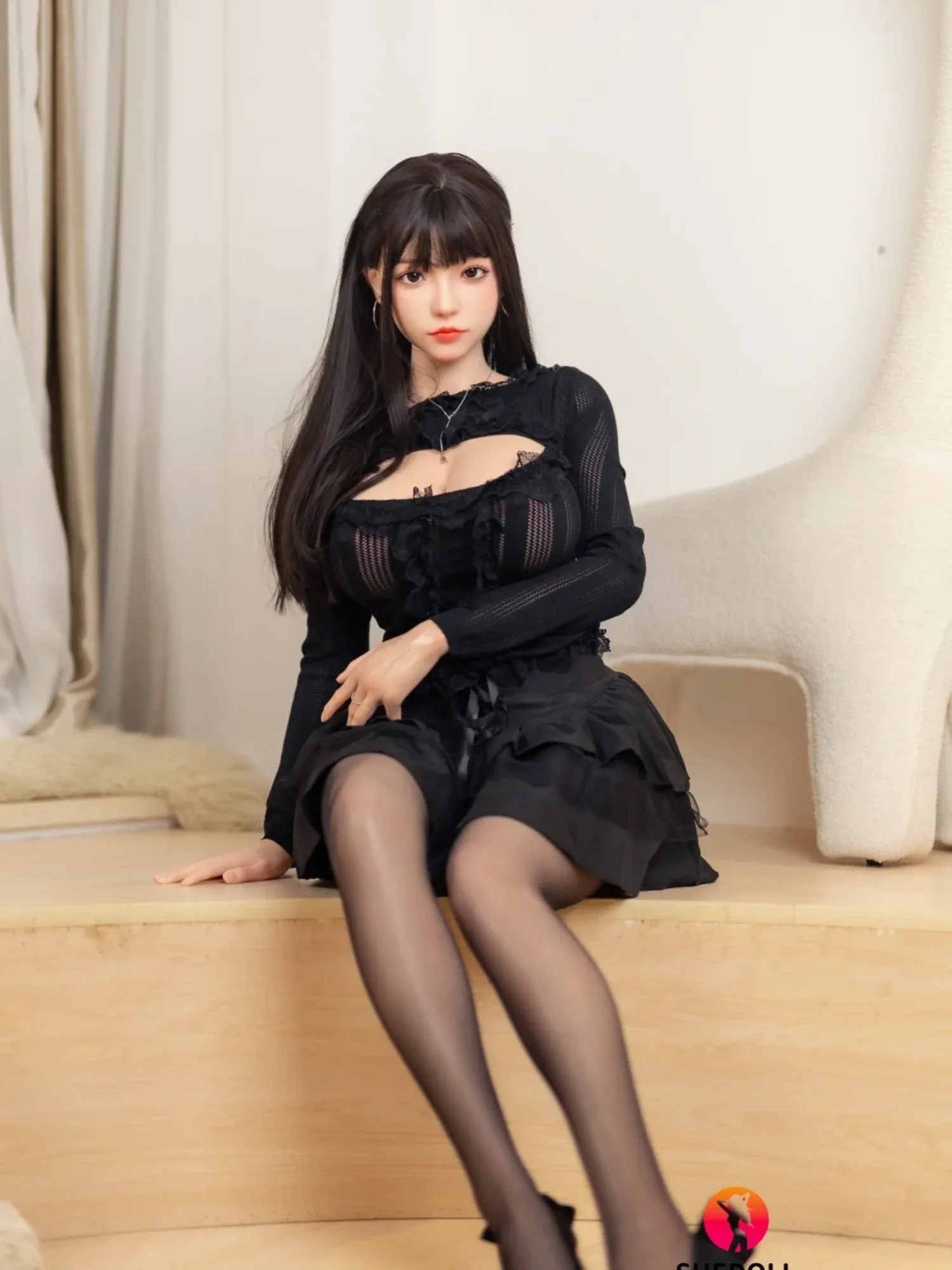 F6022—163cm\/5ft4-51kg H Cup Asian ROS Silicone Sex Doll | SHEDOLL view 6