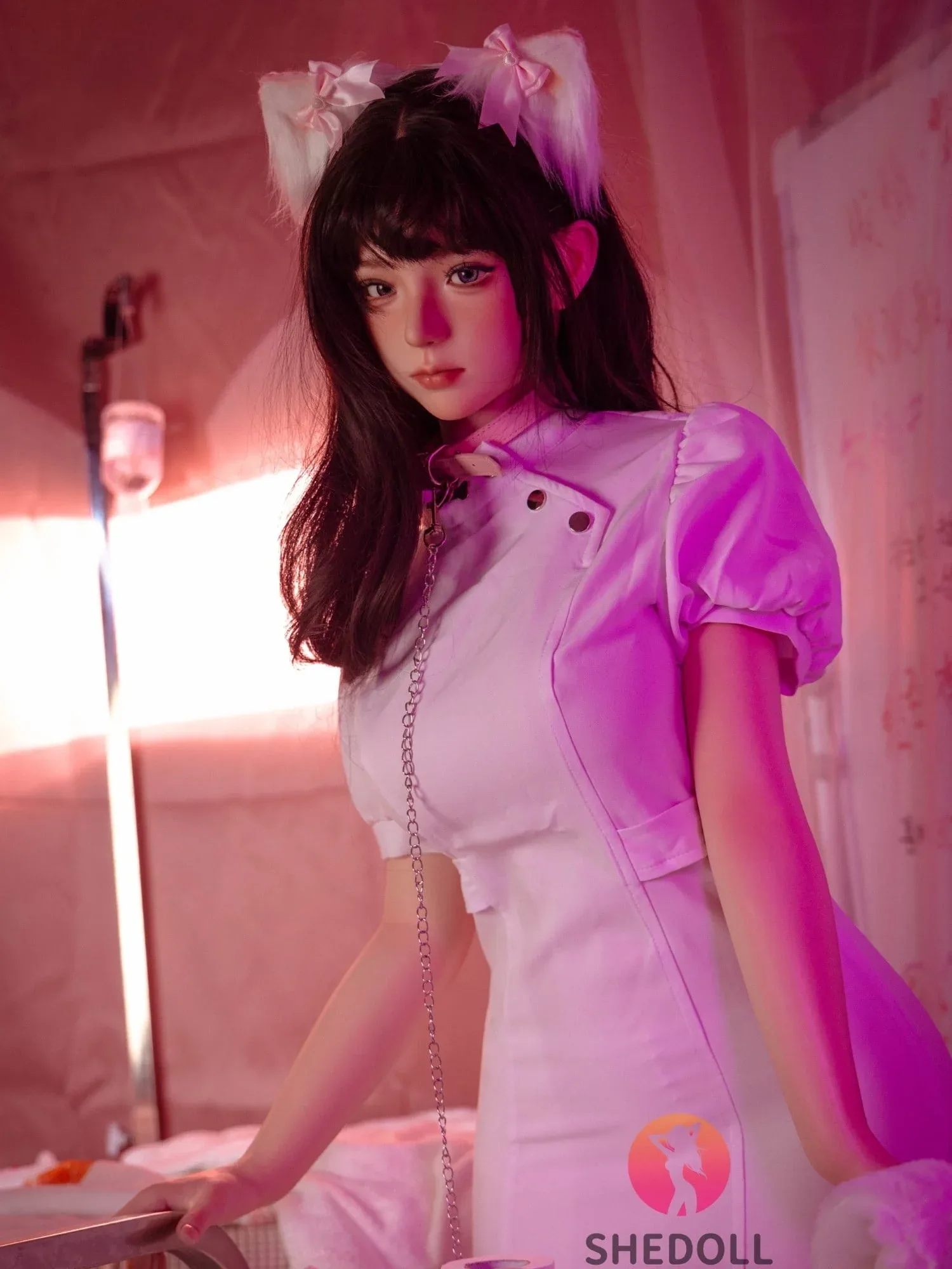 F6059—168cm\/5ft5-47kg D Cup Asian ROS Silicone Real Skin Texture Sex Doll | SHEDOLL view 3