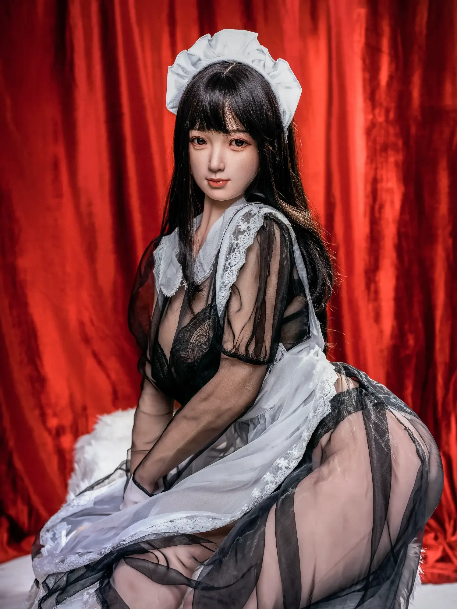 F4706-155Mcm(5.1ft)-40kg 2.0 G Cup Asian Robot Silicone Head Chinese Sex Doll|Bezlya Doll view 6
