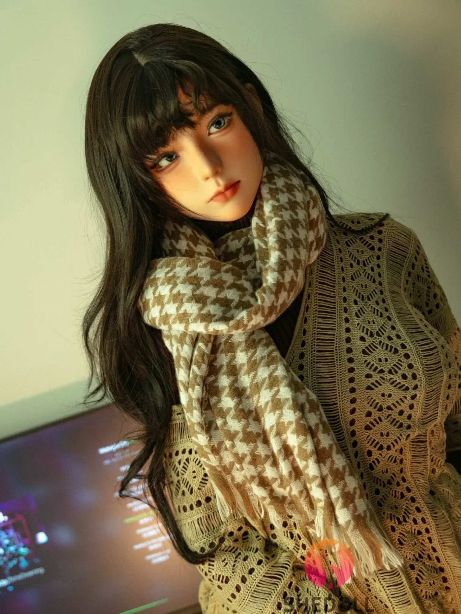 F6092—170cm\/5ft6-48kg E Cup Asian ROS Silicone Head TPE Body Sex Doll | SHEDOLL
