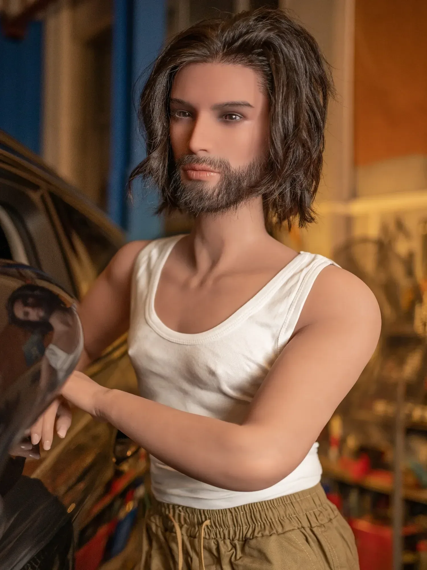 F6219-168cm(5.5ft)-37kg Realistic Male Sex Doll with Silicone Head - Rui Mei view 9