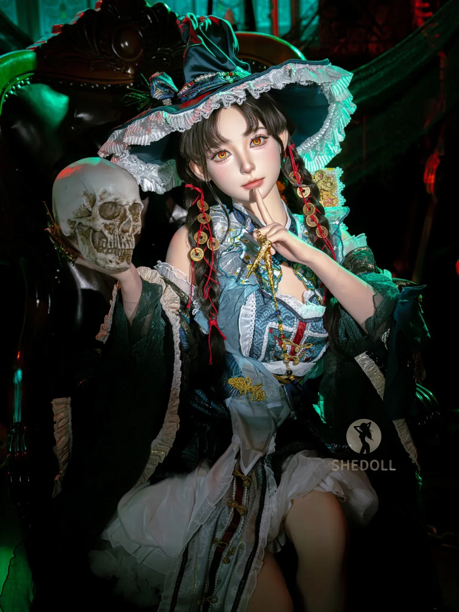 F6205—160cm\/5.3ft-43kg C Cup Asian ROS Silicone Sex Doll Halloween - SHEDOLL view 10