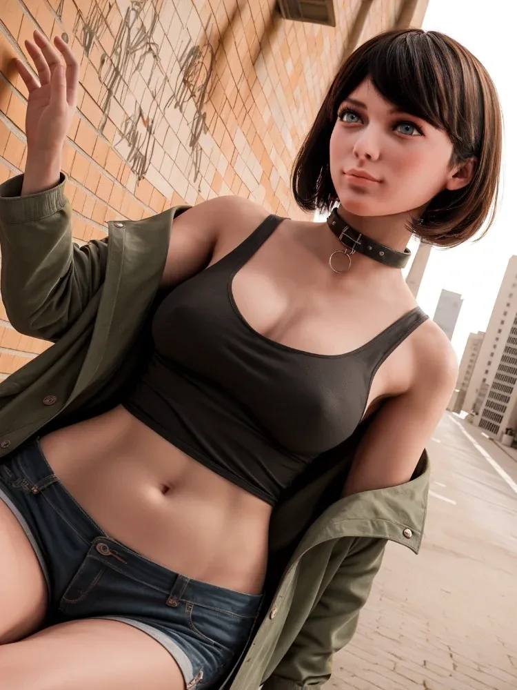 F4359-151cm(4ft11)-37kg F Cup Lifelike Cute Teen Asian Silicone Head Sex Doll | Aibei Doll view 3