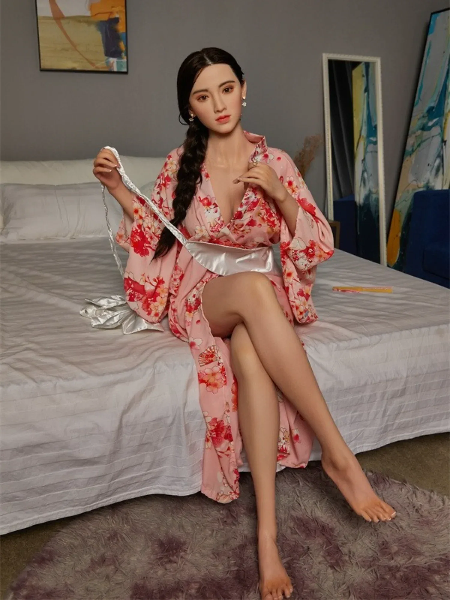 F3669—165cm\/5ft4(34kg) Norma F Cup Silicone Japanese Kimono Breasts Sexy Curves Sex Doll | CST Doll view 10