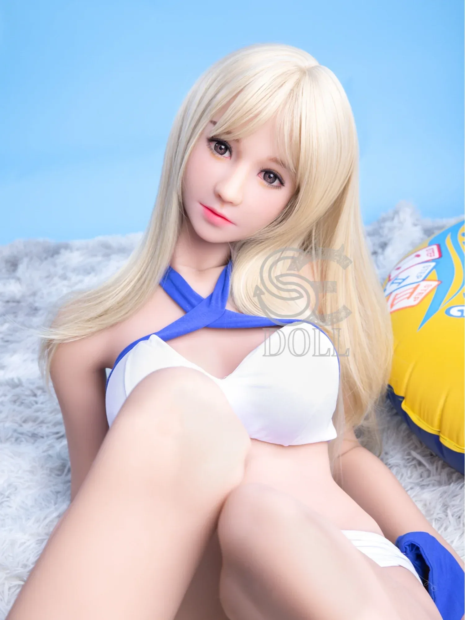F3739-166cm(5ft5)-34.5kg Cynthia C Cup TPE Blonde European Anime Cute Lolita Teen Sex Doll | SE Doll view 6