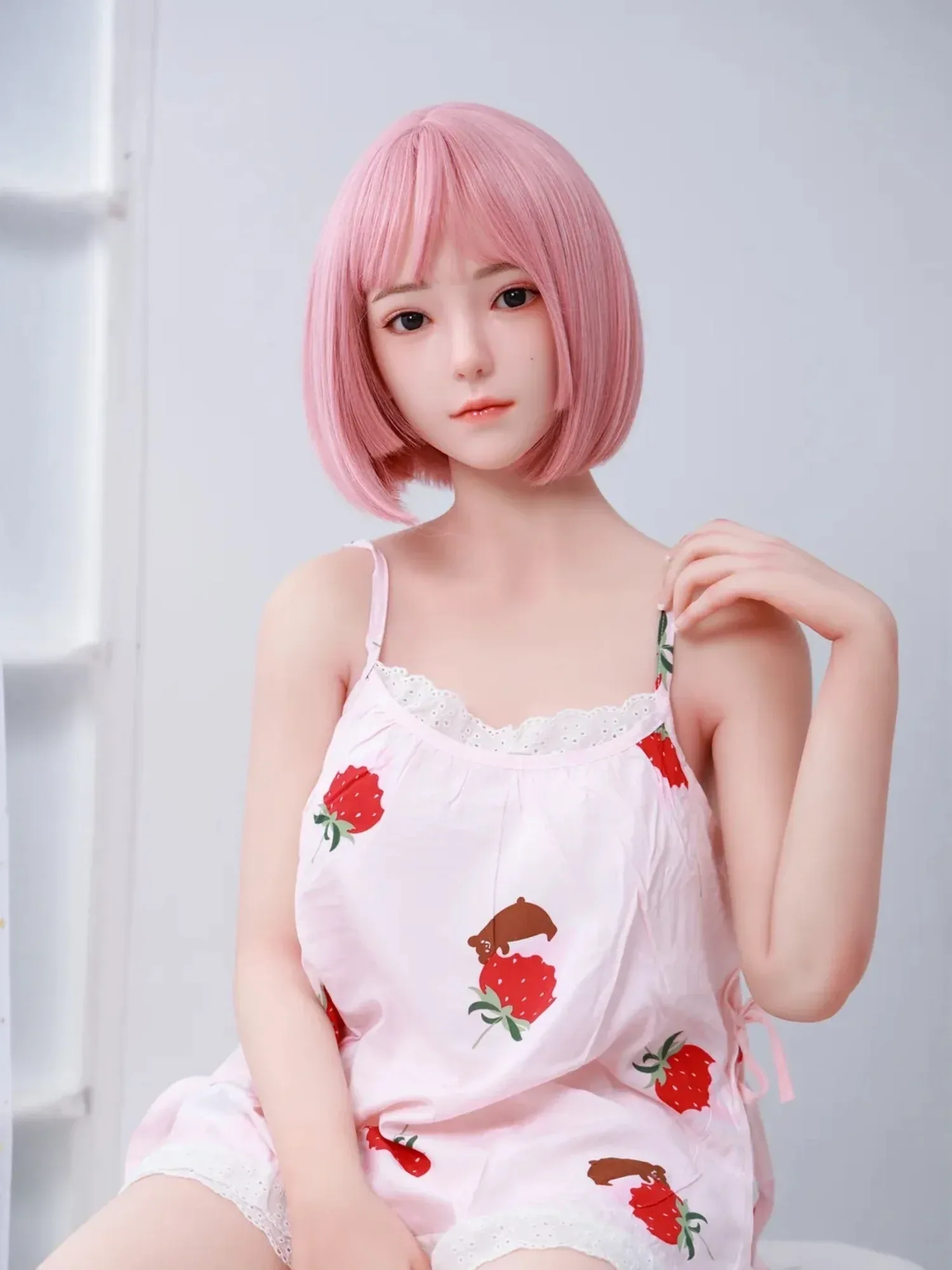 F5891—158cm\/5ft2-38kg C Cup Asian Silicone Head TPE Body Sex Doll | SHEDOLL