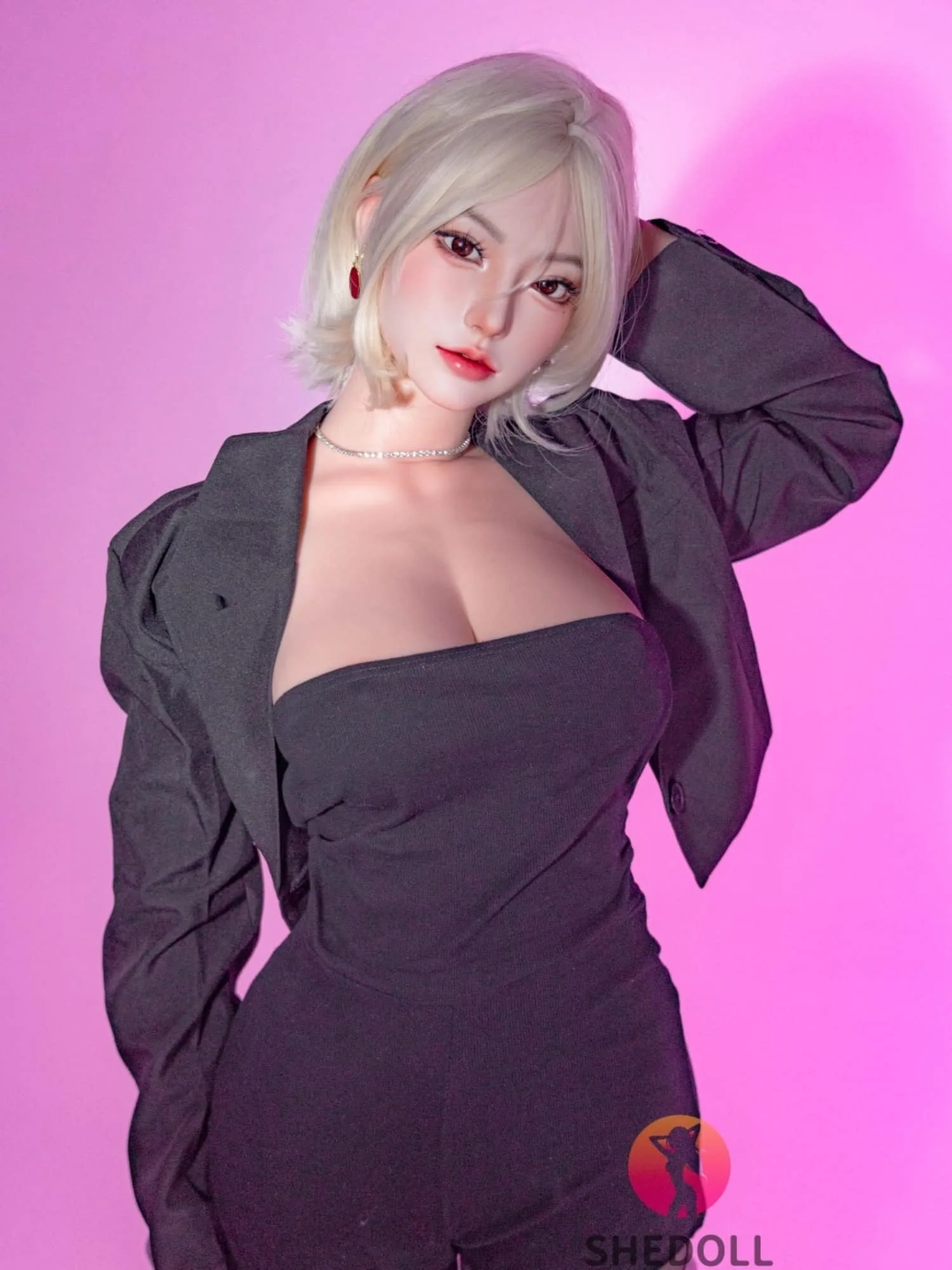 F6056—168cm\/5ft5-47kg D Cup Asian Silicone Sex Doll | SHEDOLL view 7
