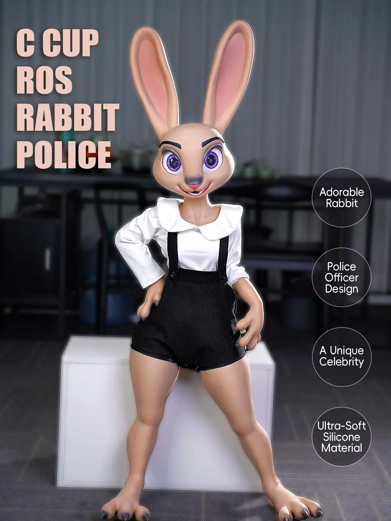 F9113-21kg C Cup ROS Rabbit Police Officer Anime Best Animal Hentai Furry Sex Doll｜Doll Castle