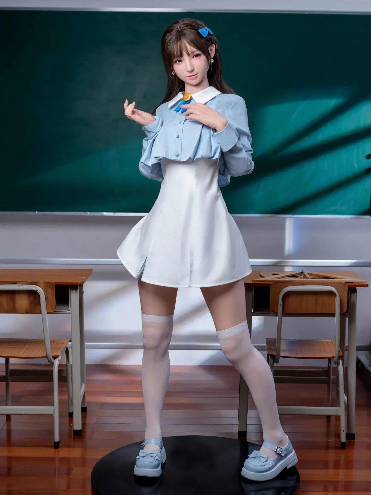 F9288-164cm(5.5ft)-41kg 2.2u C Cup Asian Real ROS Silicone Realistic Teen Sex Doll|AITIA Doll view 7