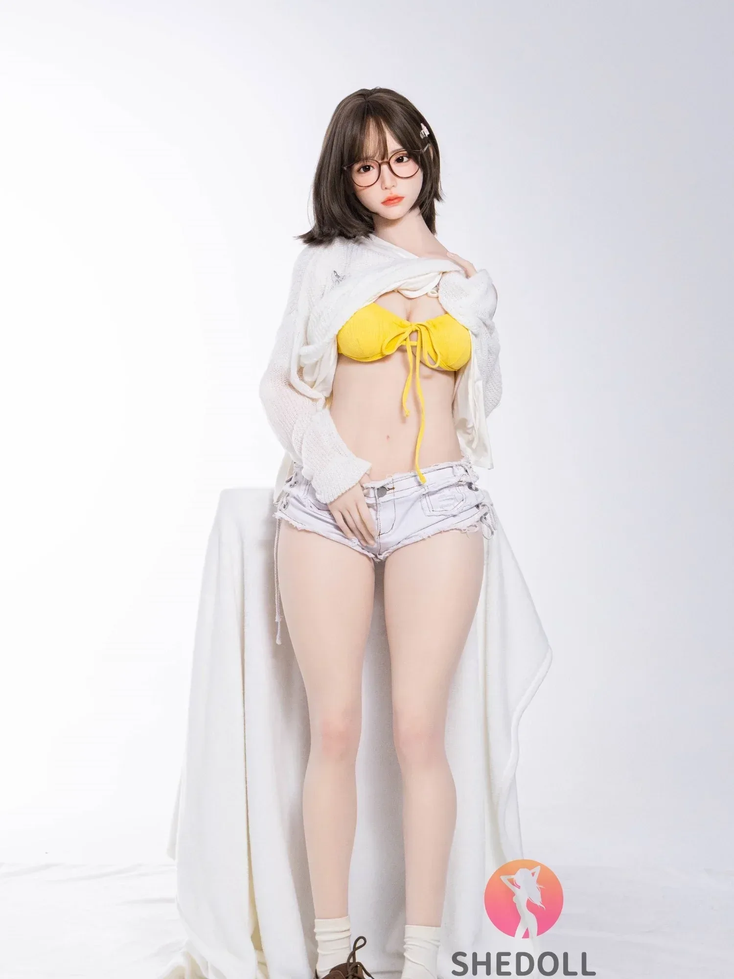 F6093—167cm\/5.5ft-45kg D Cup Asian ROS Silicone Head TPE Body Sex Doll | SHEDOLL view 8