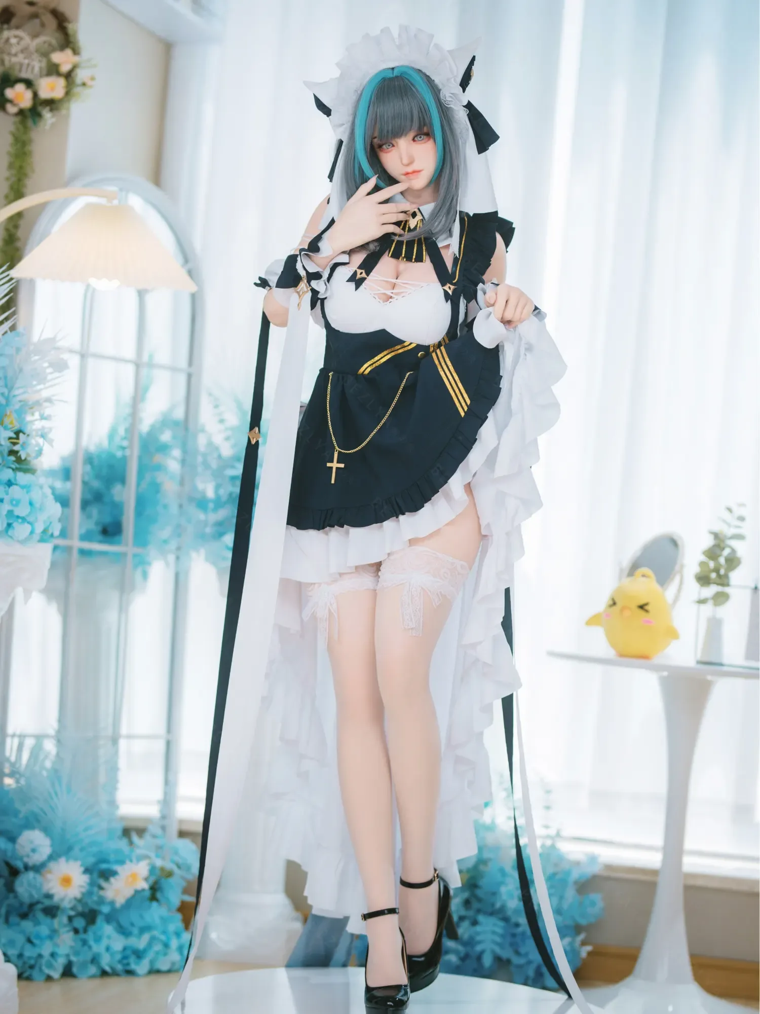 F4789-155Mcm(5.1ft)-38kg 2.2cf E Cup Mini ROS Silicone Anime Asian Adult Chinese Sex Doll|AITIA Doll view 10
